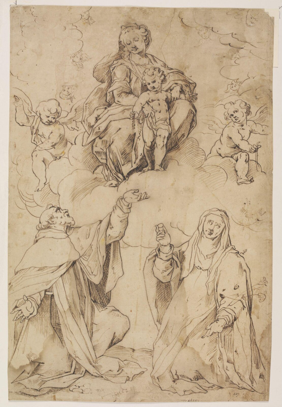 Drawing, Giovanni Battista Trotti, ca. 1575 - 1607