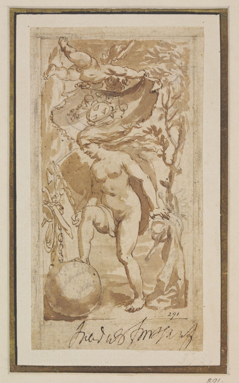 Drawing, Annibale Carracci, ca. 1580-1609