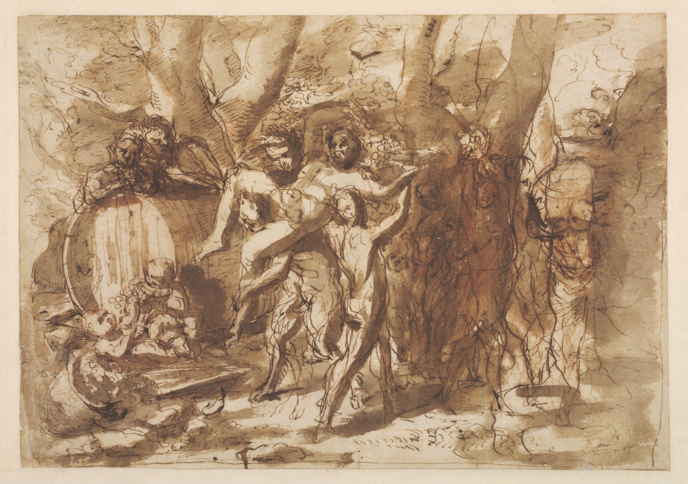 Triumph of Silenus, Pier Francesco Mola, ca. 1625-1666