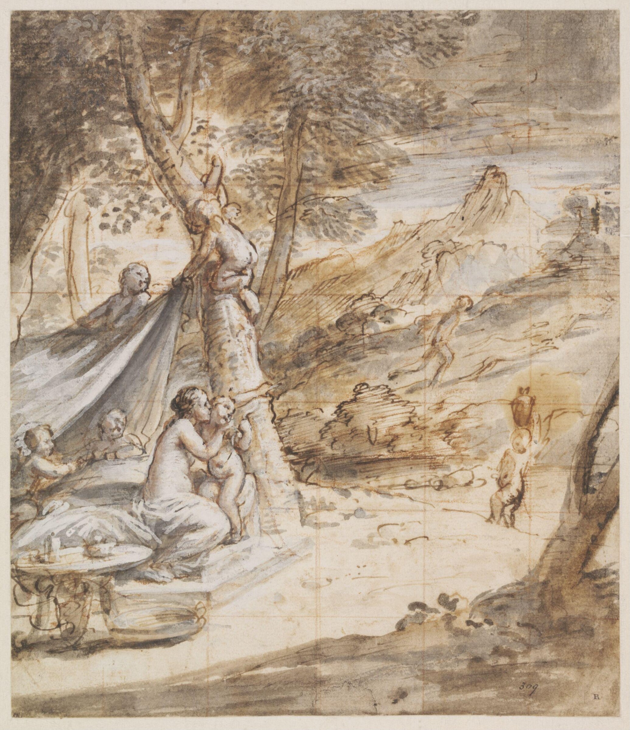 Adonis Departing for the Chase, Pier Francesco Mola, ca. 1625-1666
