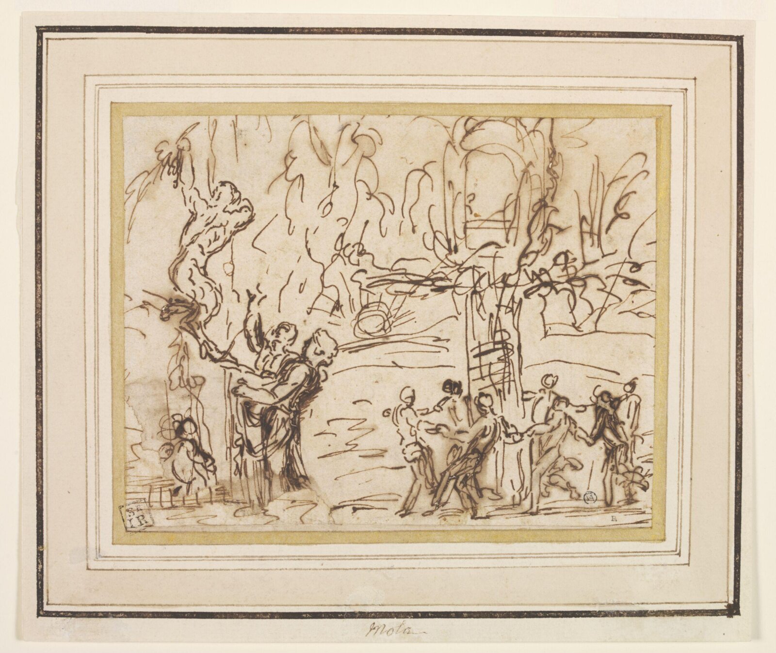 Drawing, Pier Francesco Mola, 16th - 17th century