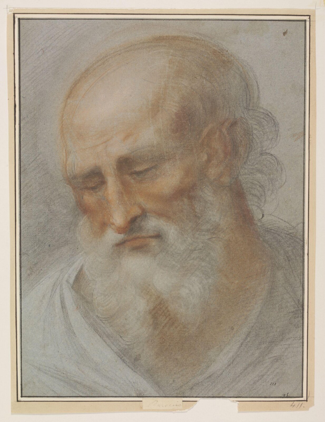 Drawing, Federico Barocci, 16th - 17th century