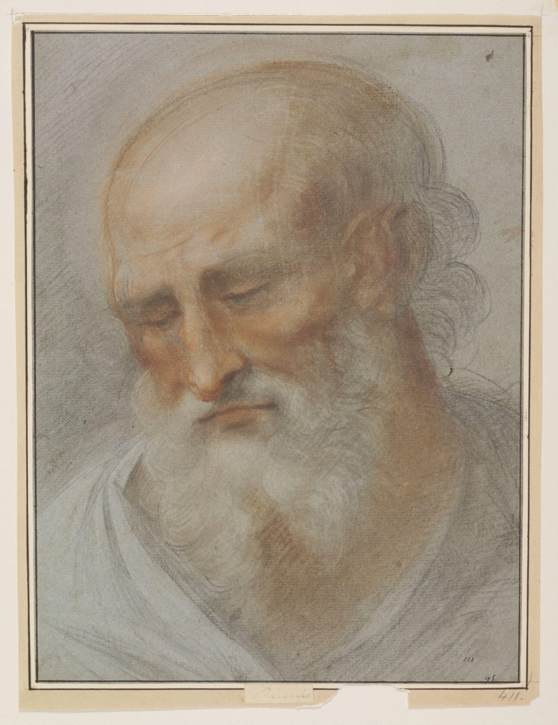 Drawing, Federico Barocci, 16th - 17th century