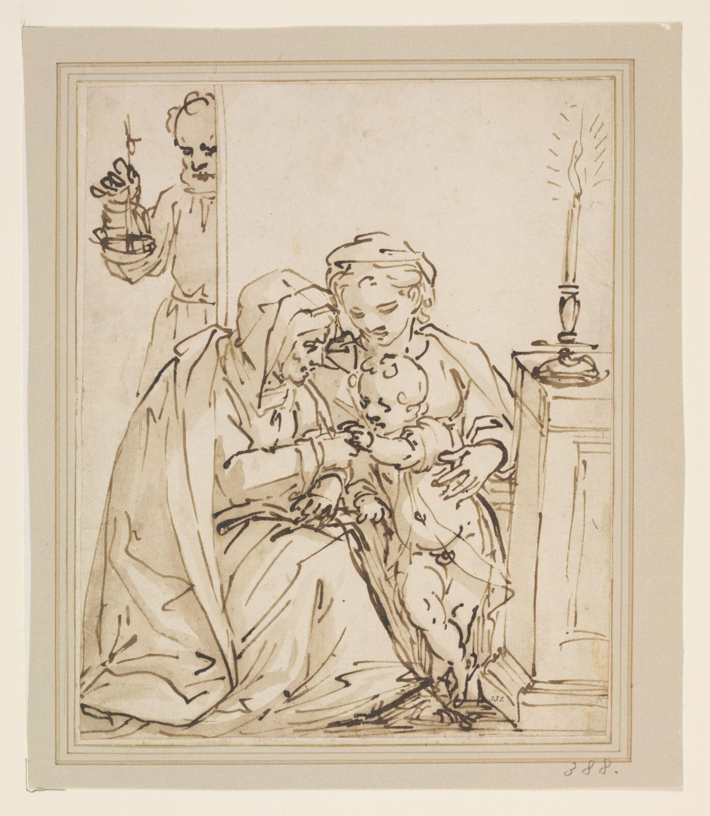 Virgin and Child, Luca Cambiaso, ca. 1550-1585