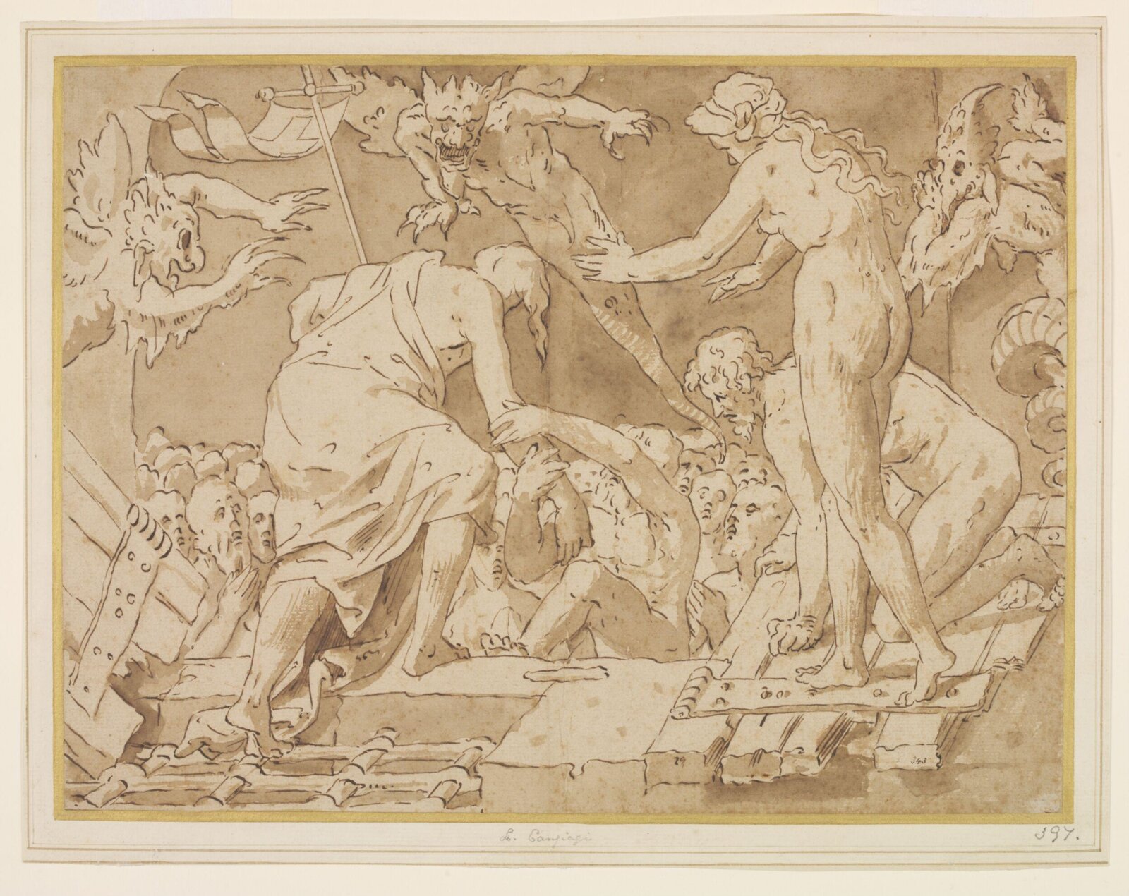 Escape from Hades, Luca Cambiaso, ca. 1550-1585