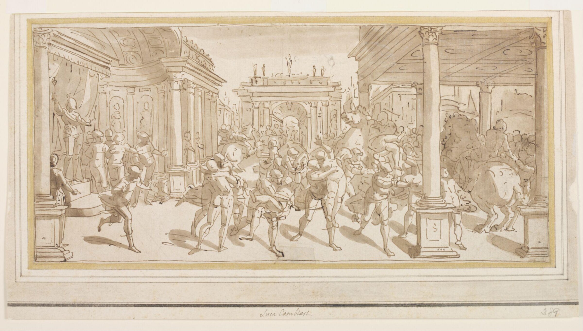 Rape of the Sabines, Luca Cambiaso, ca. 1550-1585