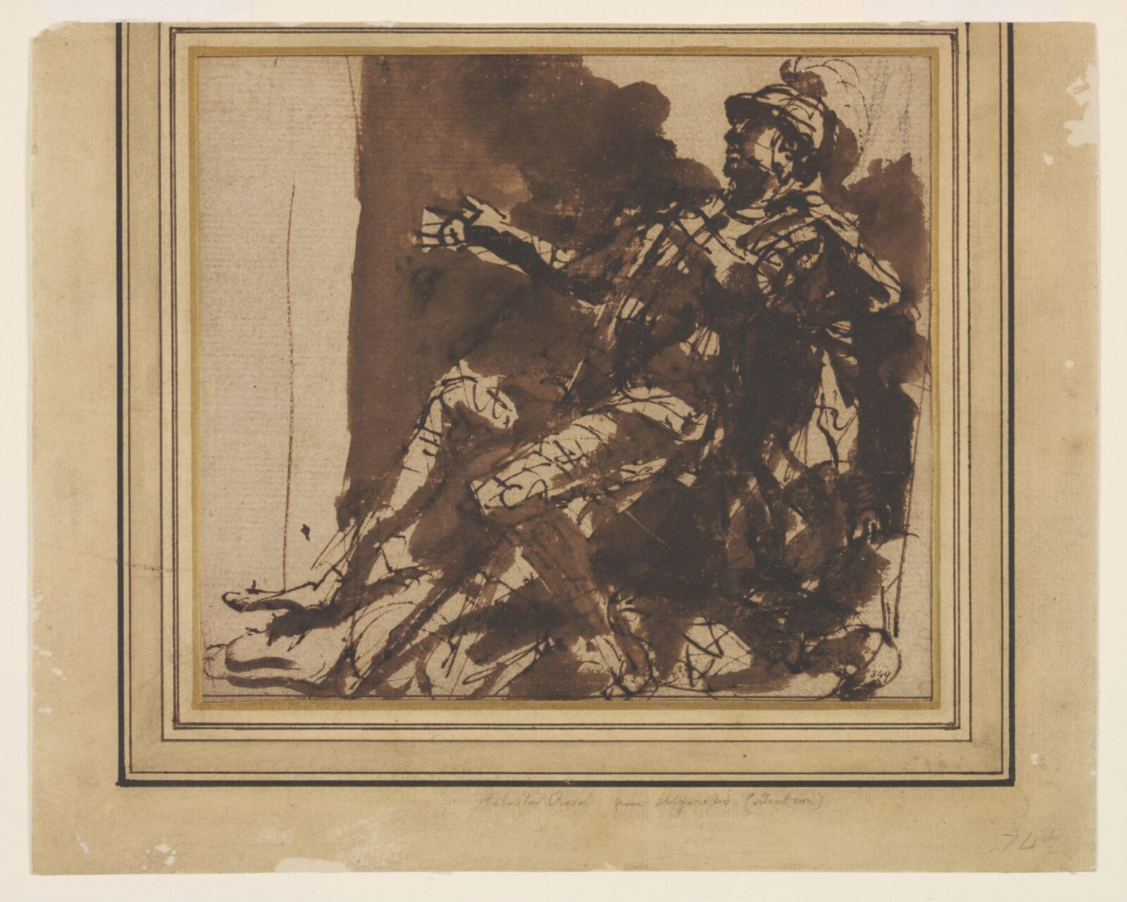 Drawing, Salvator Rosa, ca. 1635-1673