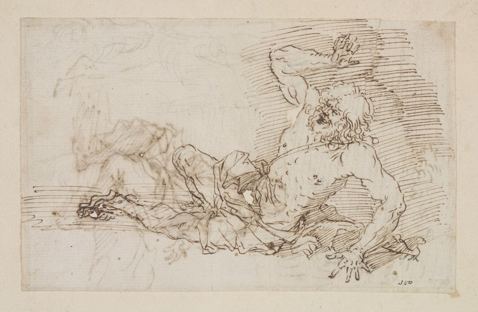 Drawing, Salvator Rosa, ca. 1635-1673