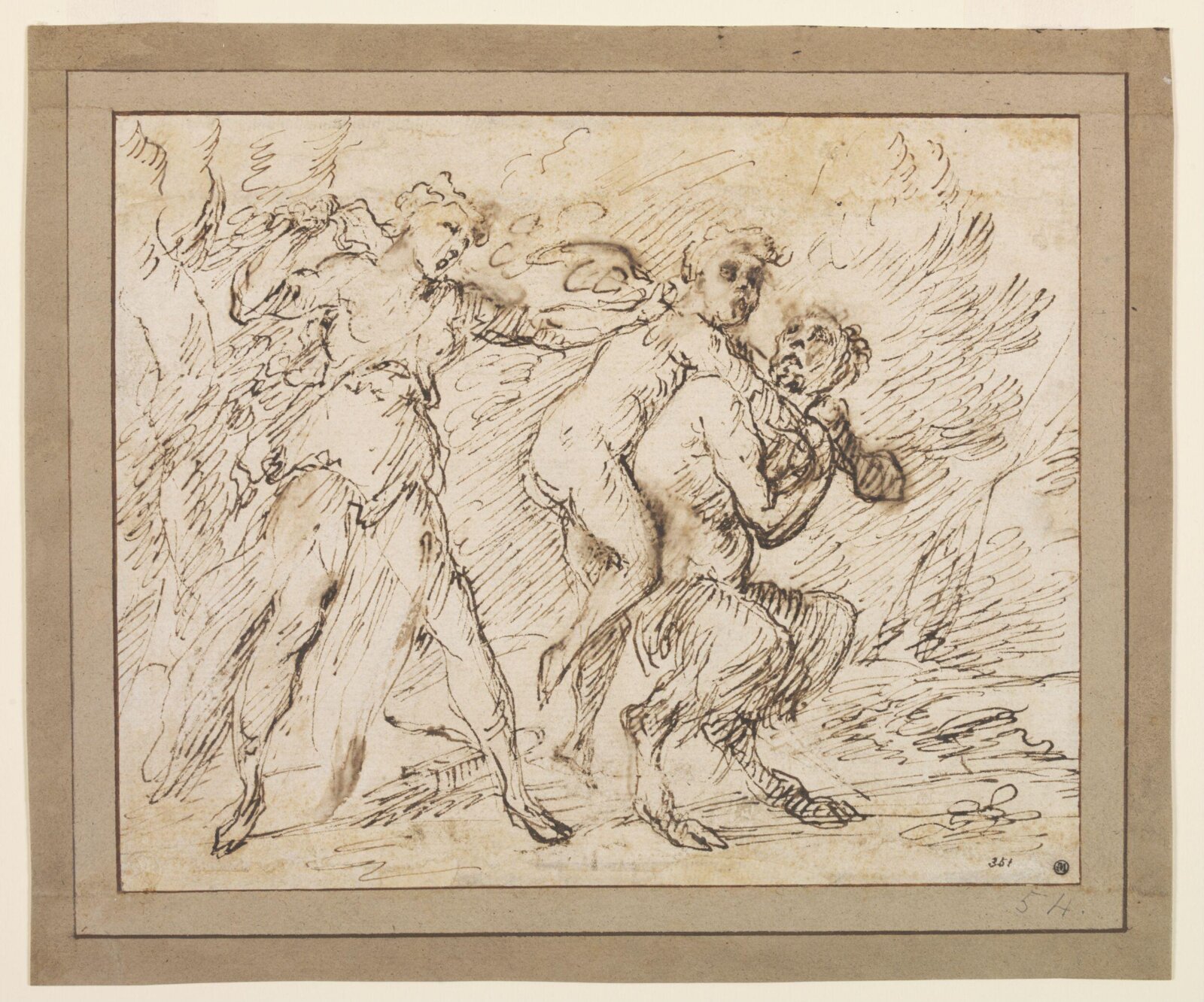 Drawing, Domenico Gargiulo, ca. 1620 - ca. 1675