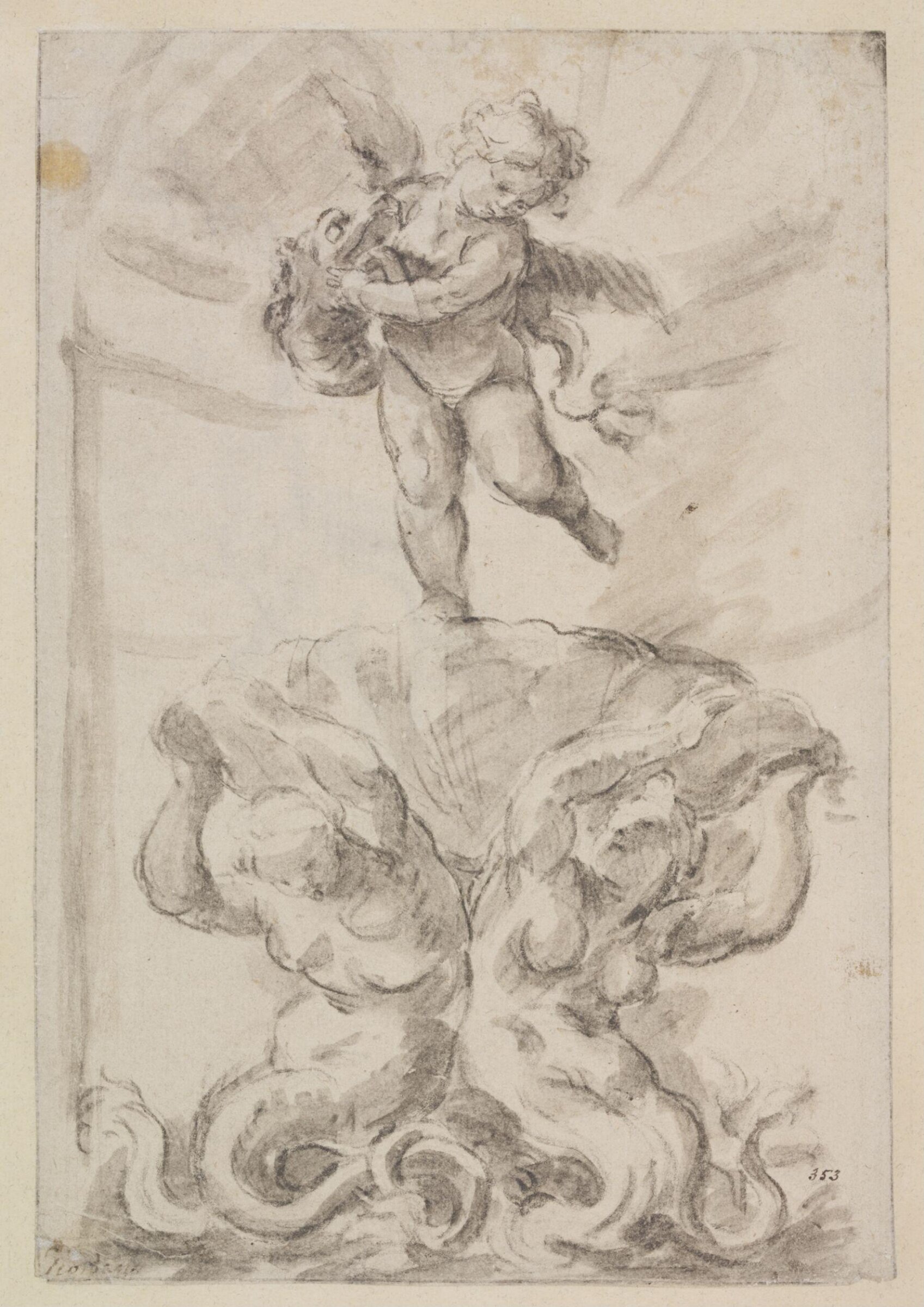 Drawing, Luca Giordano, ca. 1655-1705