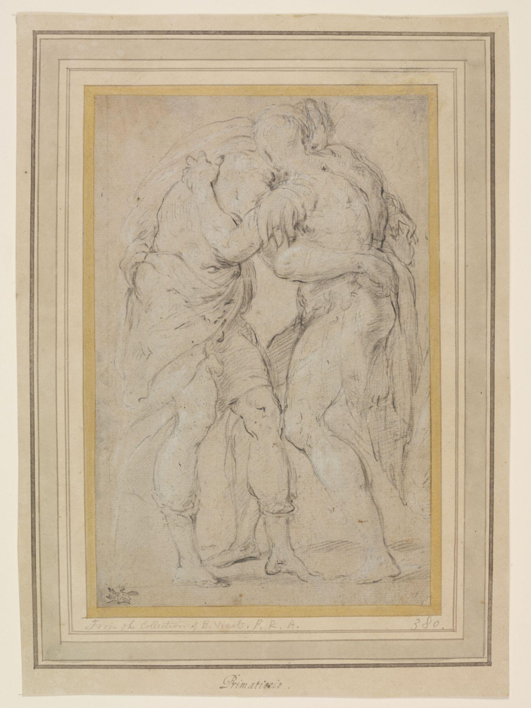 Ulysses taking leave of Alcinous, Francesco Primaticcio, ca. 1555