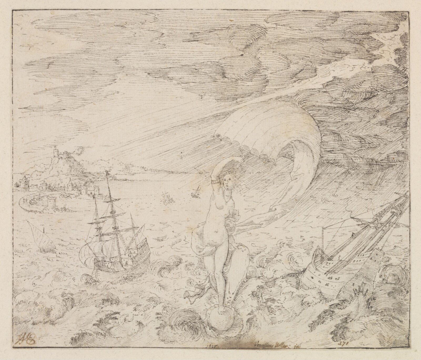 Fortune, Wenceslaus Hollar, ca.1625