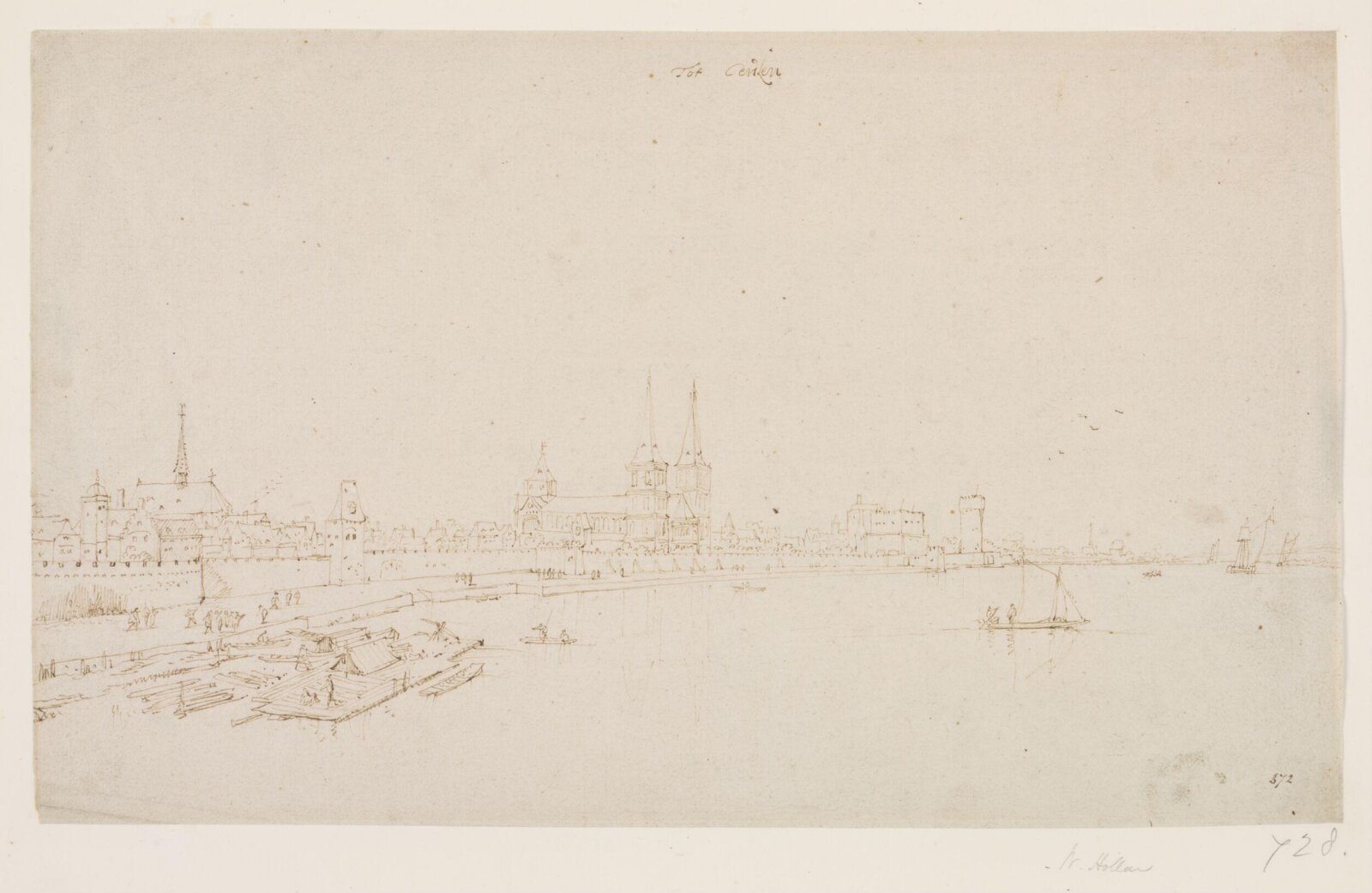Drawing, Wenceslaus Hollar, Ca.1635-36