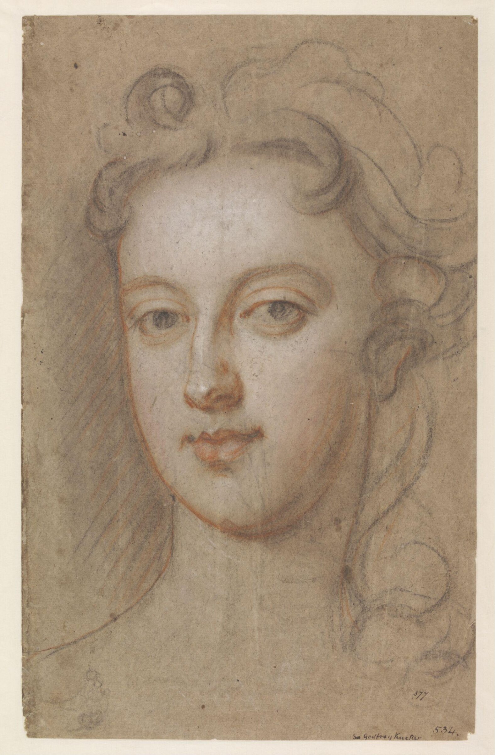 Drawing, Godfrey Kneller, ca. 1670-1723