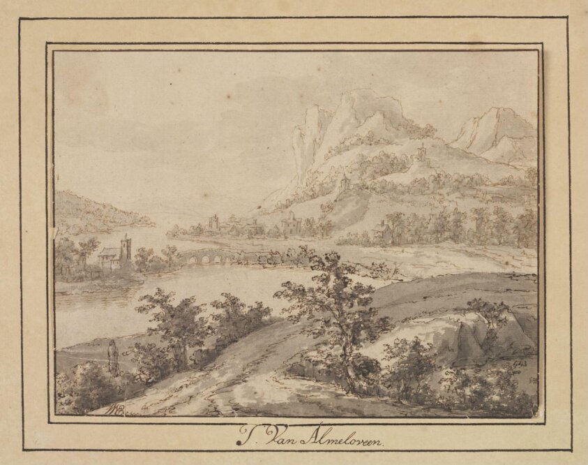 View on the Rhine (1679) by Jan van Almeloveen