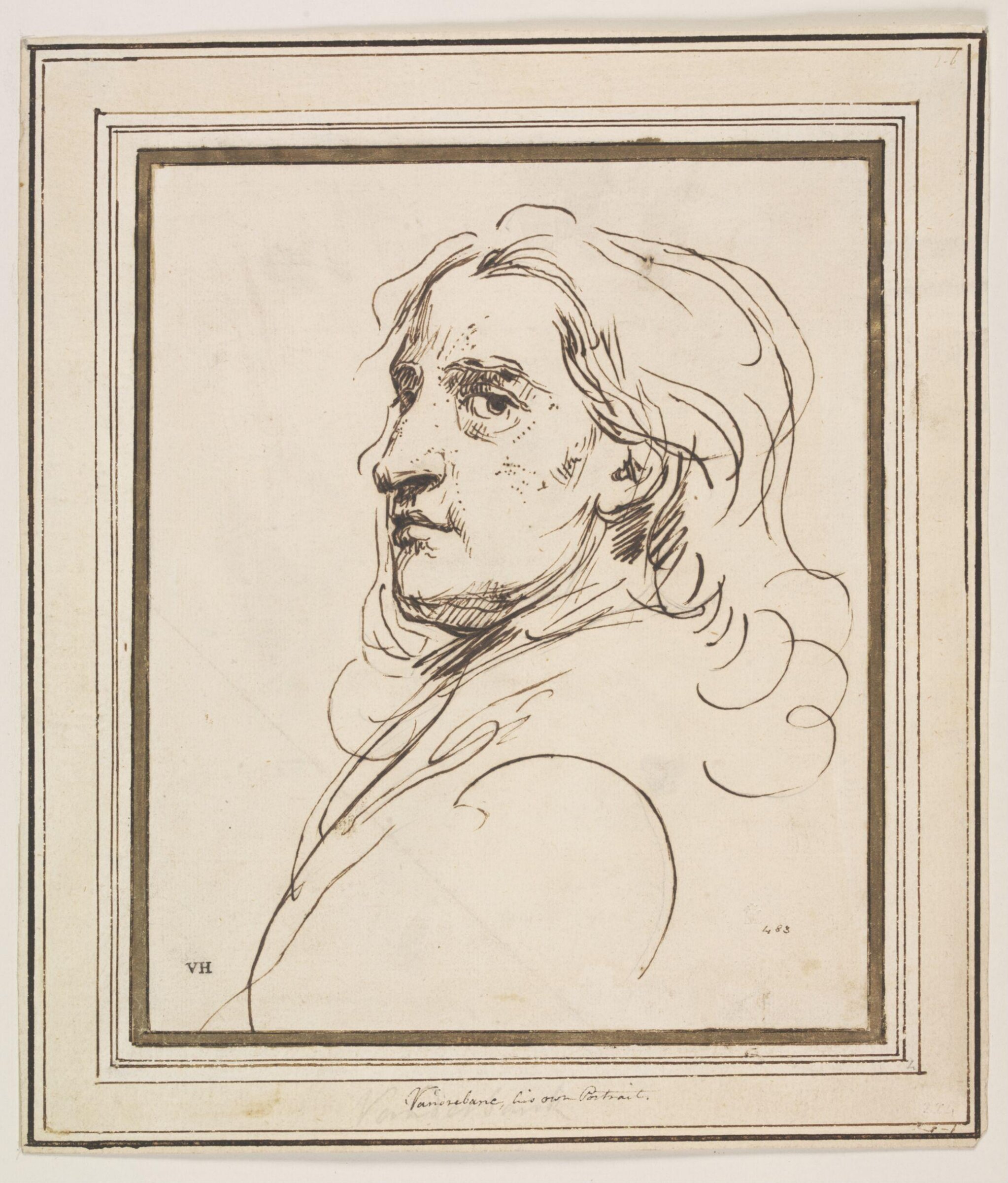 Self-portrait, John Vanderbank the younger, ca.1738