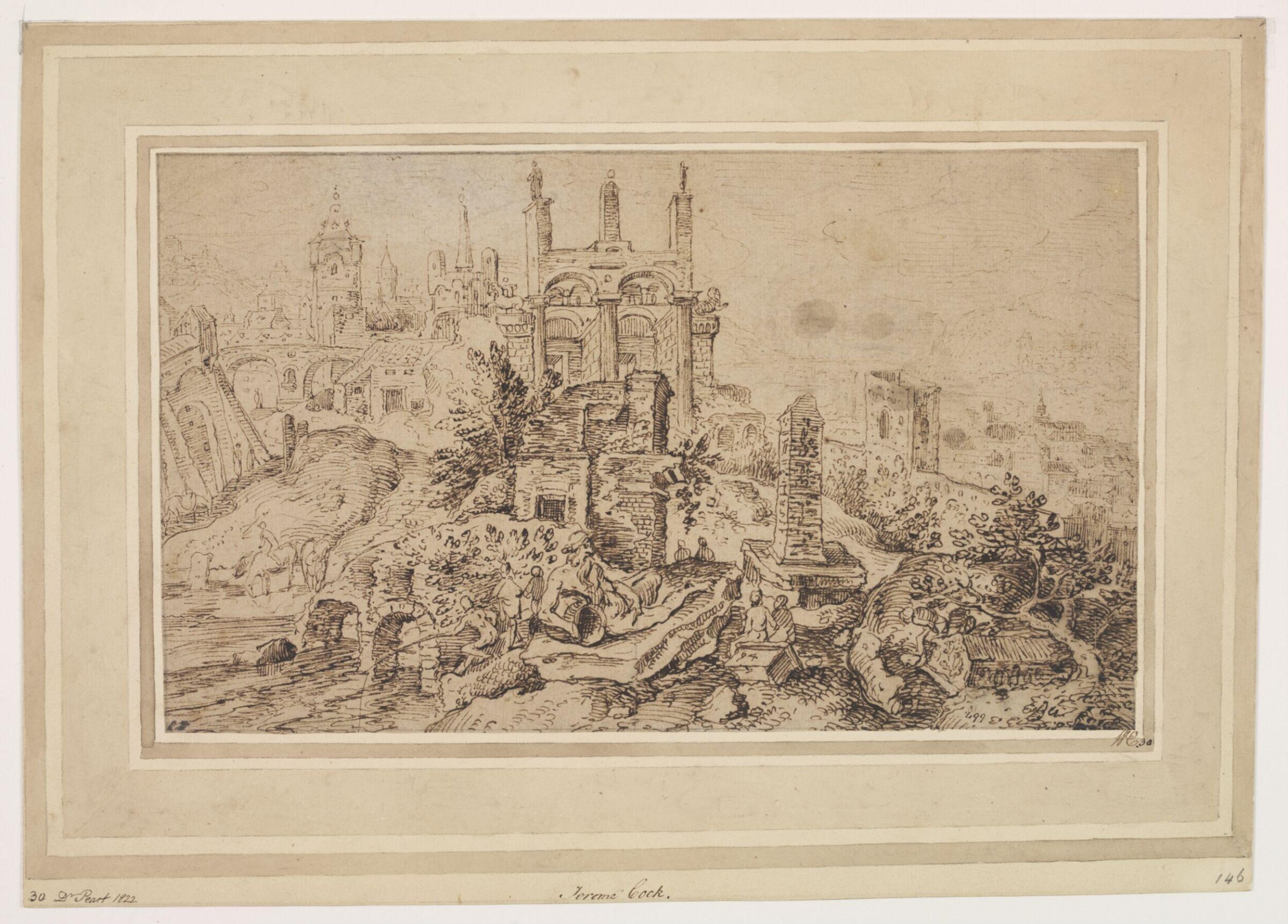 A City Partly in Ruins, Pieter Stevens the younger, 1594