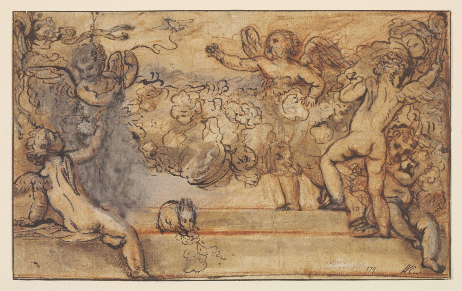 Drawing, Raymond Lafage, 17th century