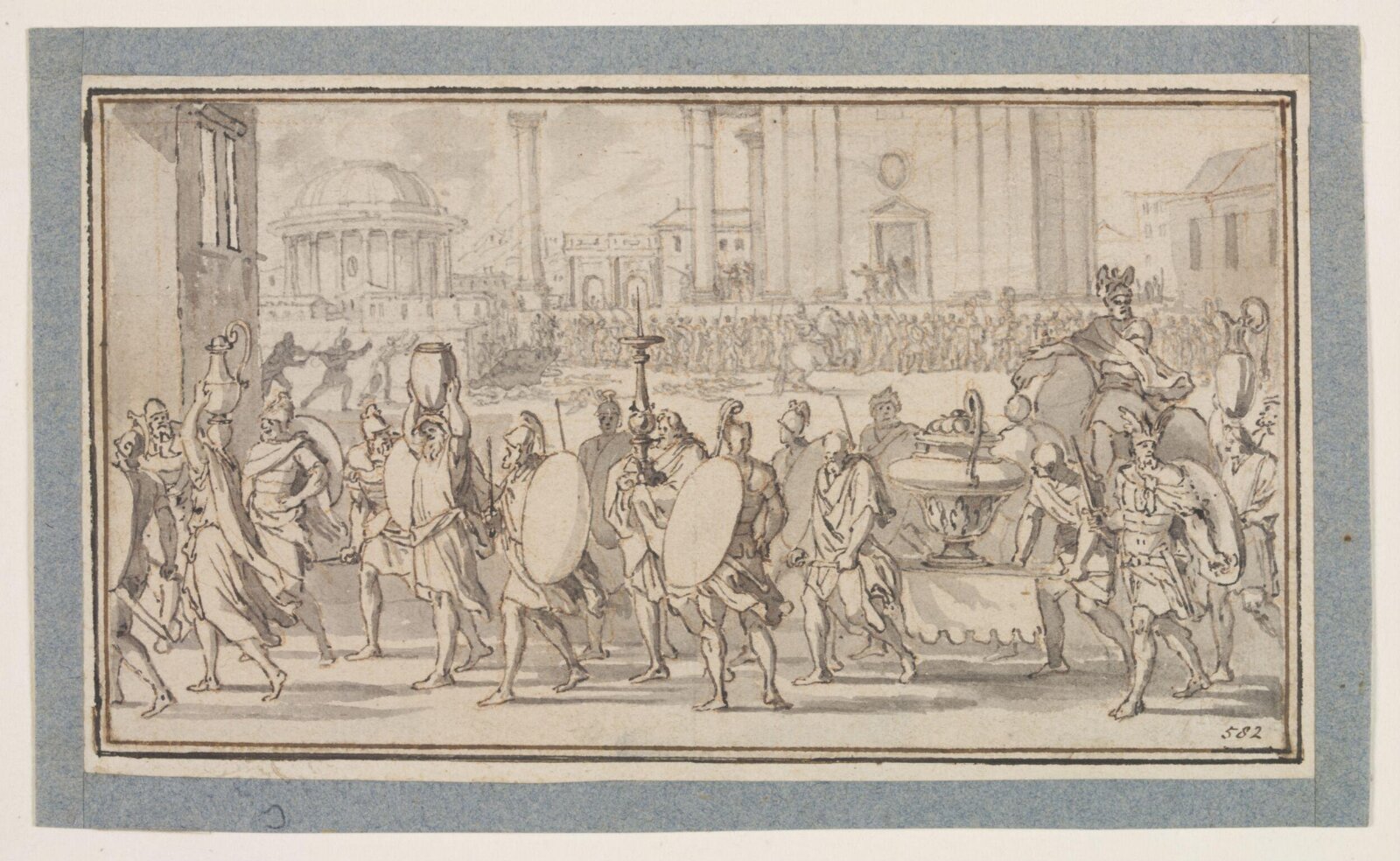 Drawing, Sébastien Le Clerc the elder, 17th - early 18th century