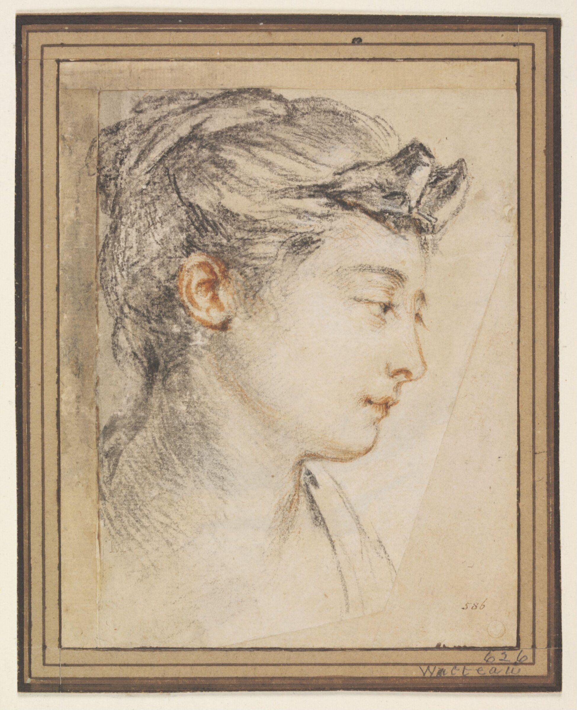 Drawing, Jean-Antoine Watteau, late 17th - early 18th century