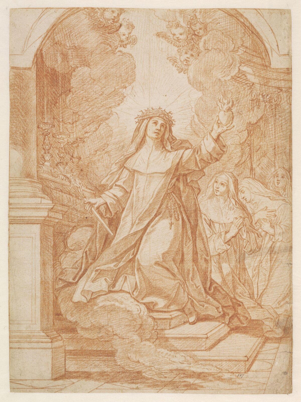Drawing, Bernard Picart, late 17th - early 18th century