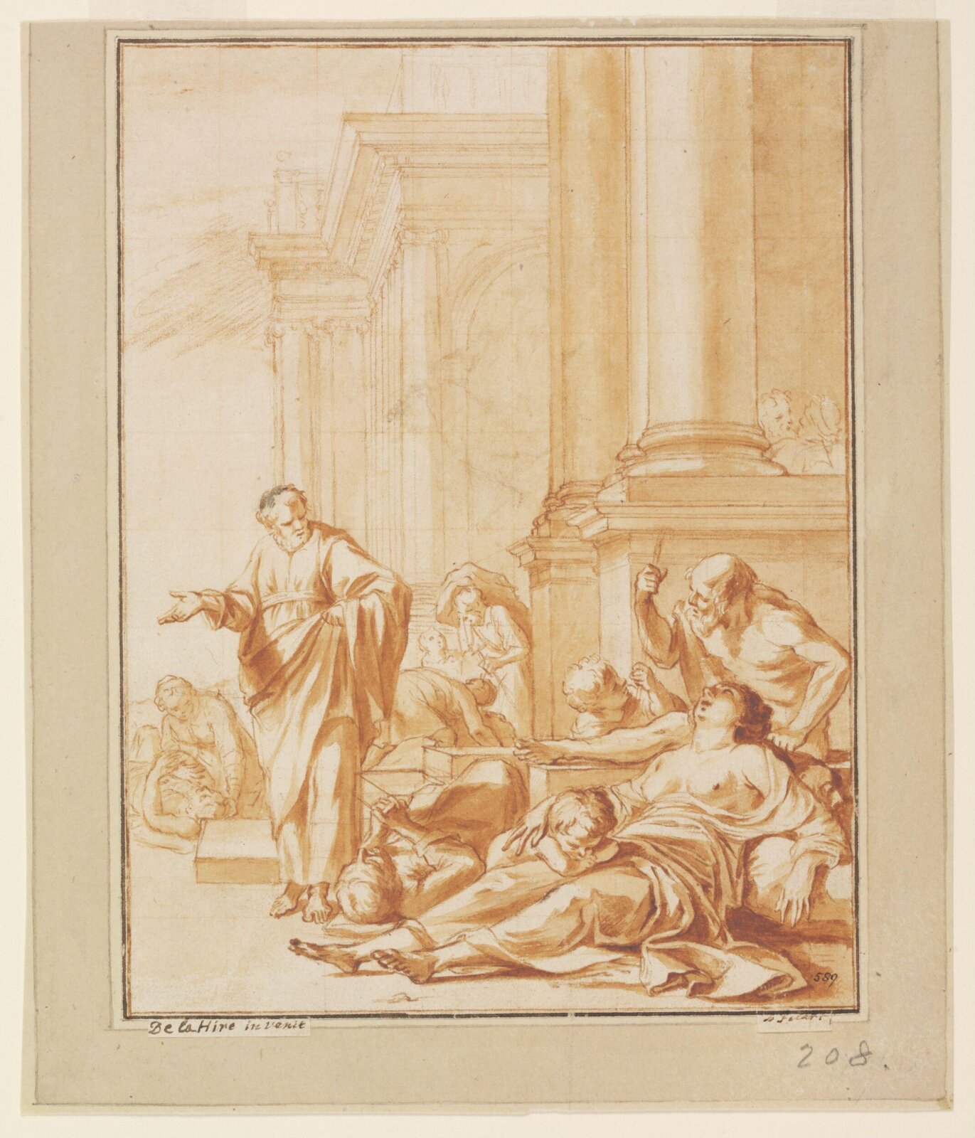 Plague, Bernard Picart, late 17th - early 18th century