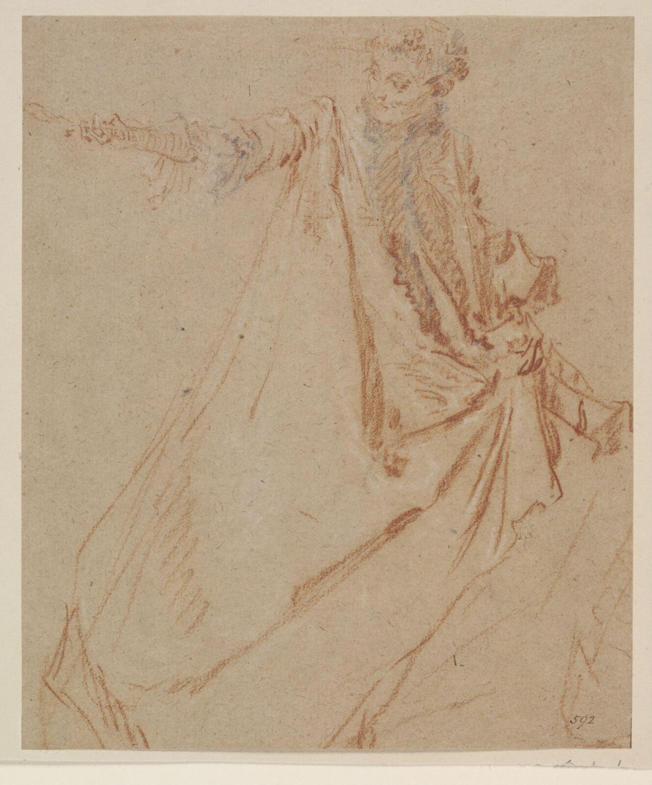Drawing, Nicolas Lancret, first half of 18th century