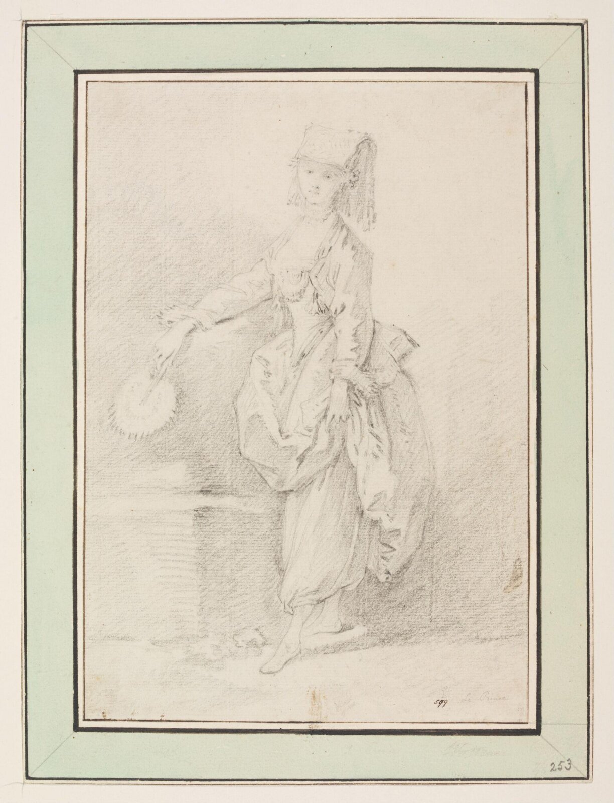 Drawing, Jean-Baptiste Le Prince, 18th century