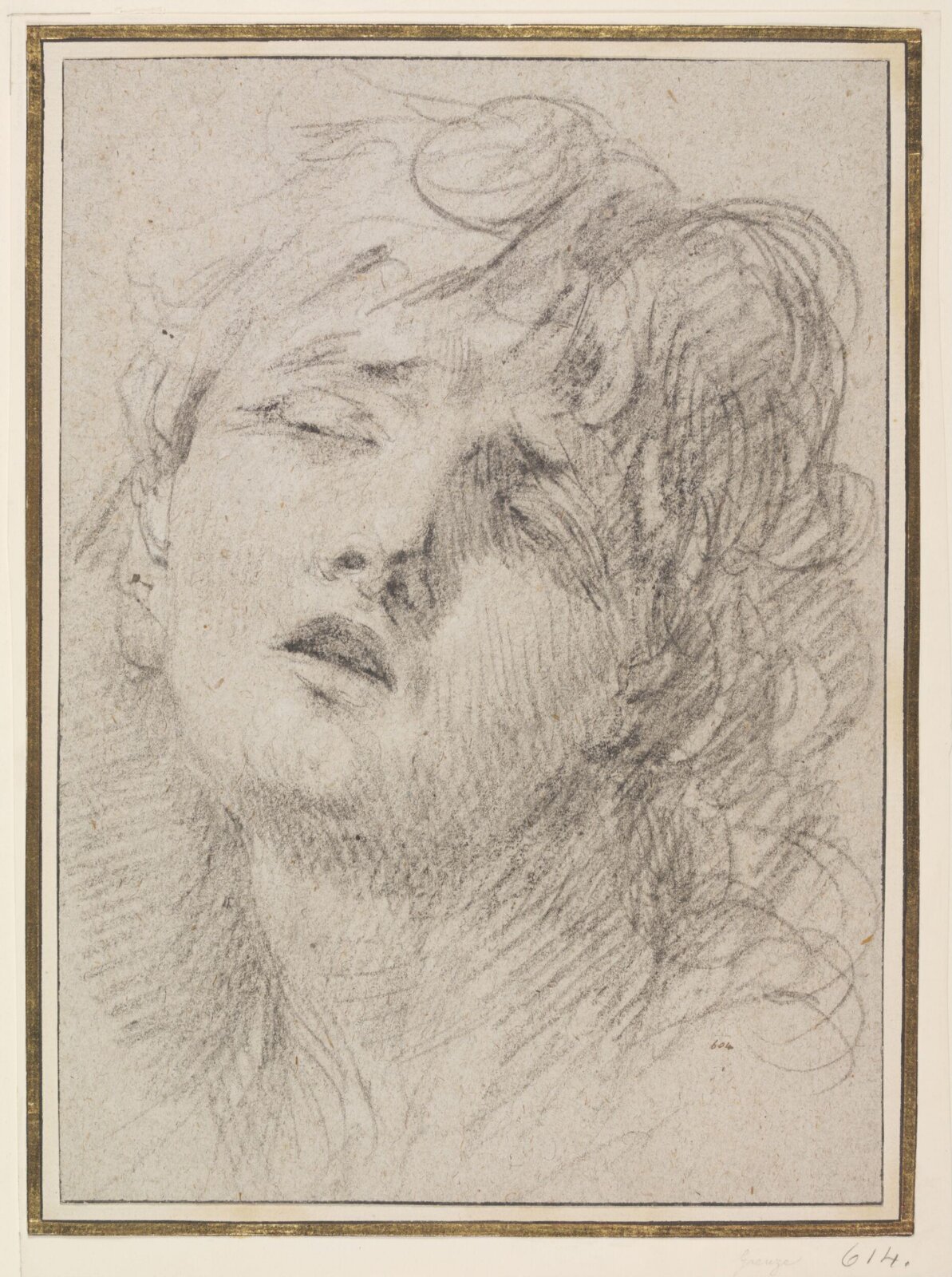 Drawing, Jean-Baptiste Greuze, 18th - early 19th century