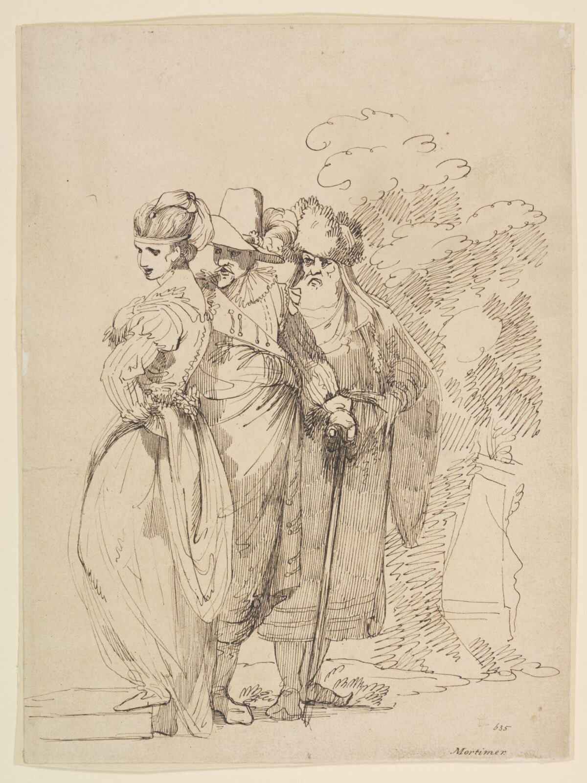 Drawing, John Hamilton Mortimer, second half of 18th century