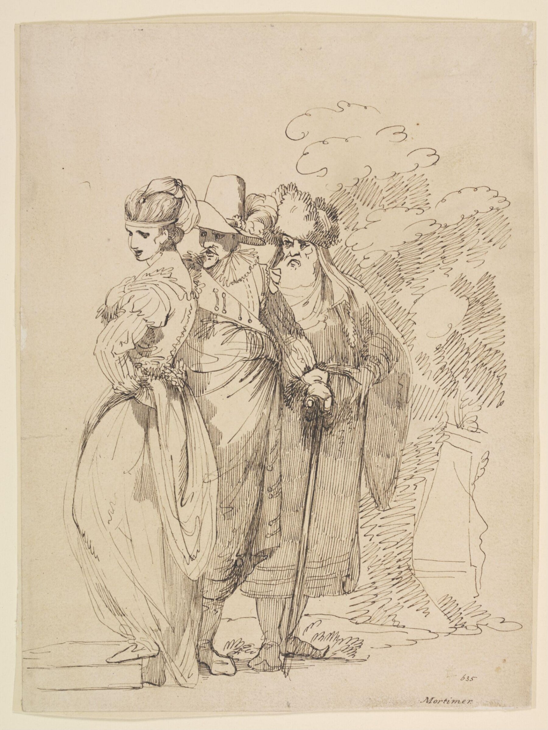 Drawing, John Hamilton Mortimer, second half of 18th century