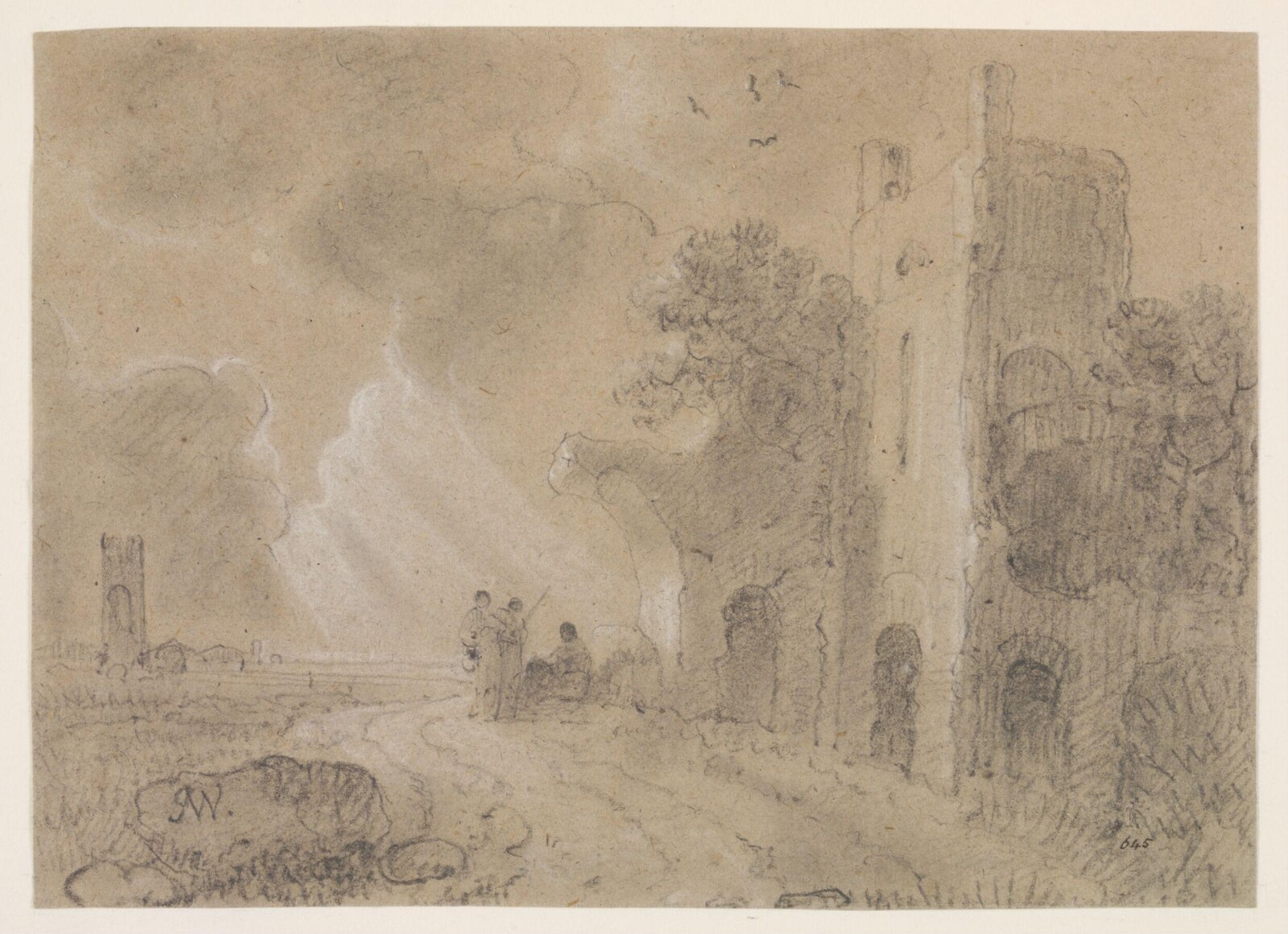 Drawing, Richard Wilson, 18th century