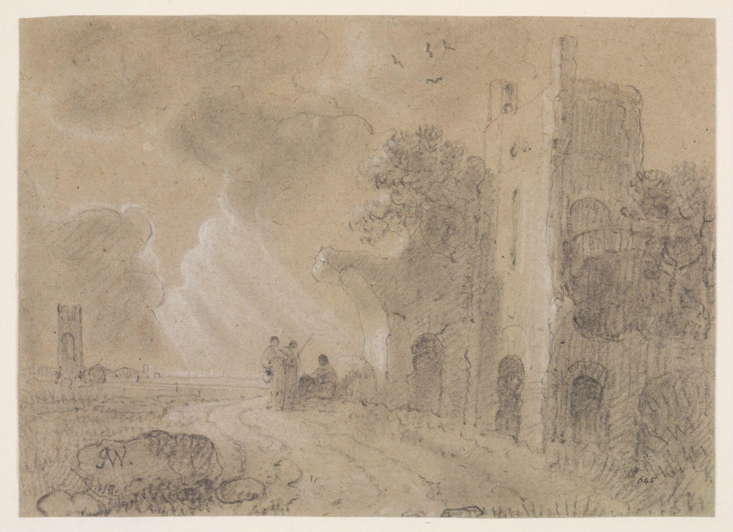 Drawing, Richard Wilson, 18th century