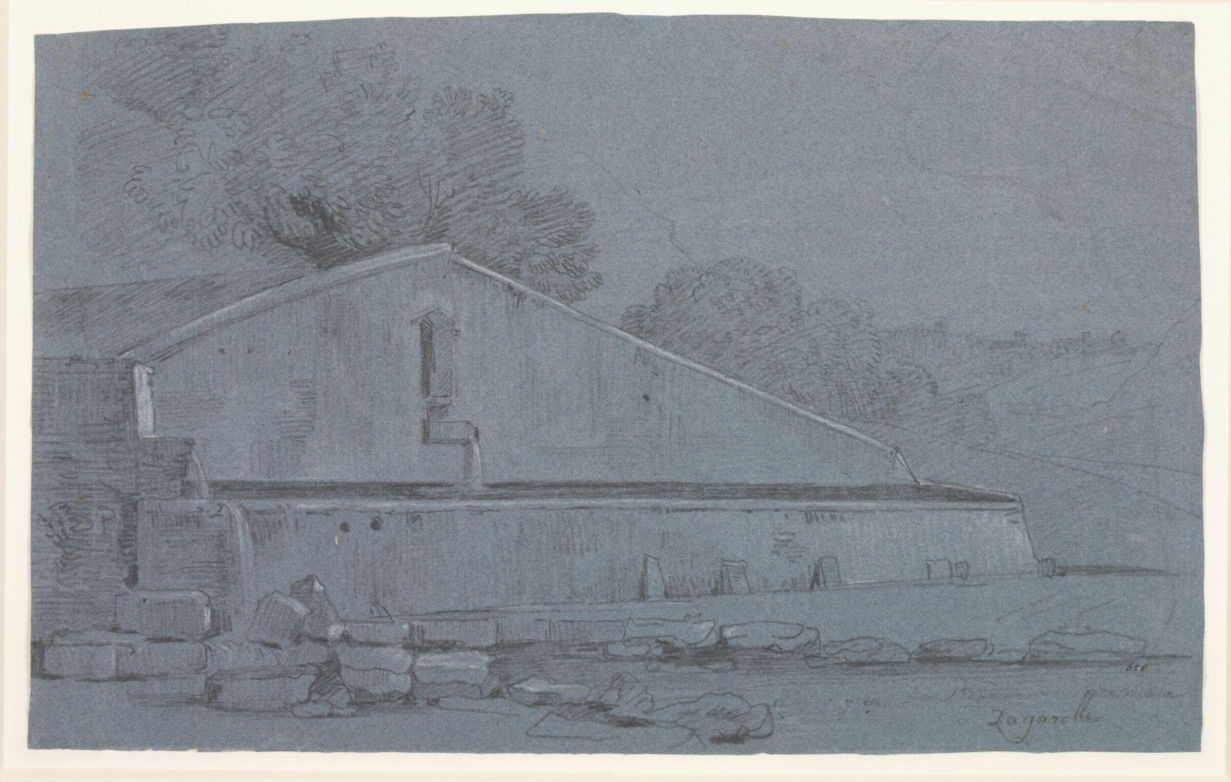 Lagarolle, Richard Wilson, 18th century