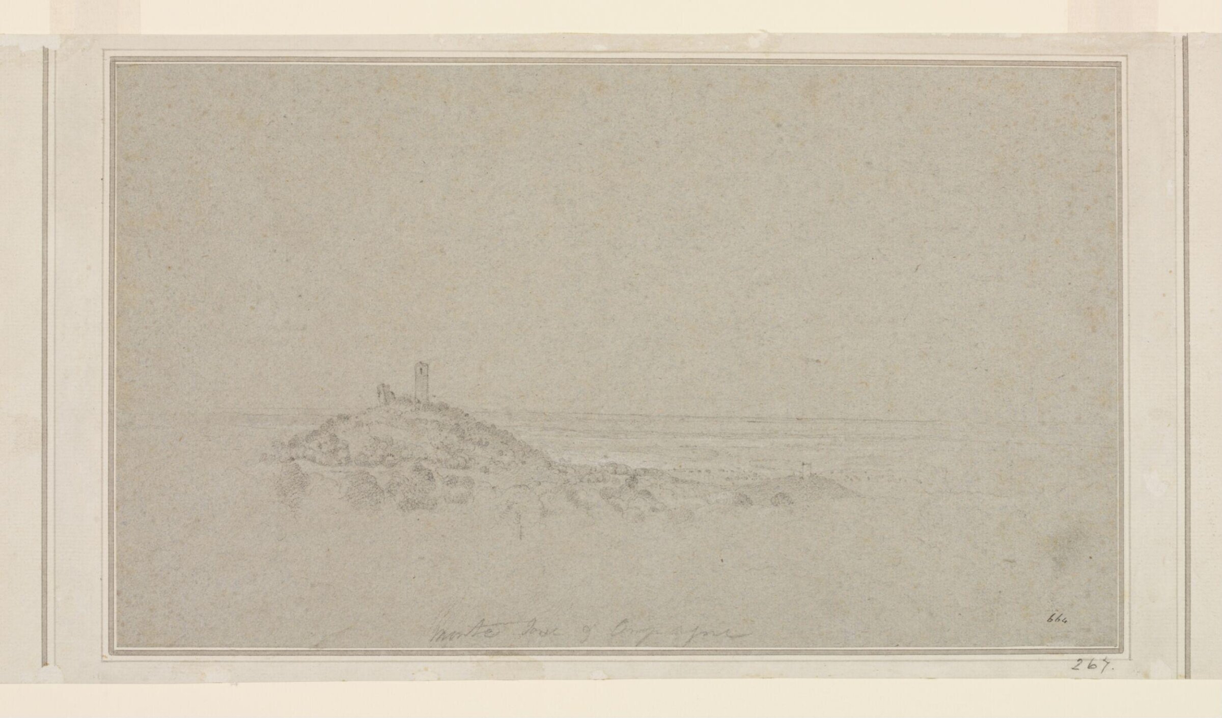 Monte Jove (Giove) and Campagna, Richard Wilson, 18th century