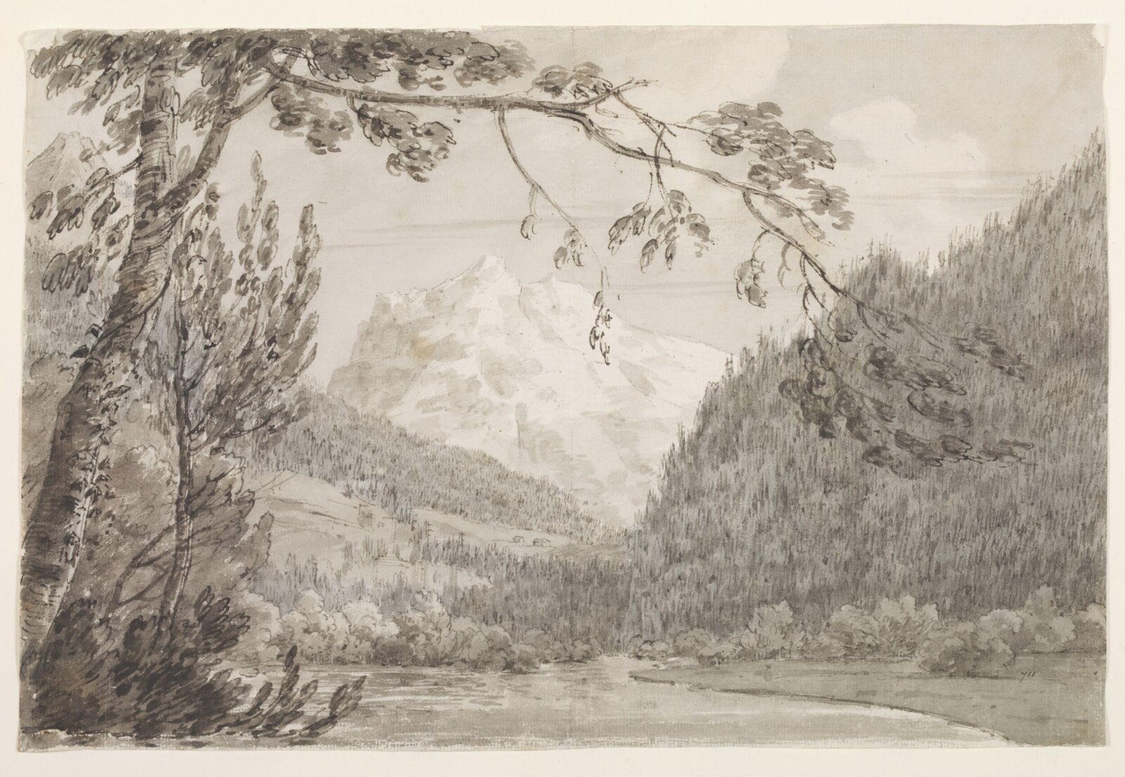 Watercolour, John Robert Cozens, 1776