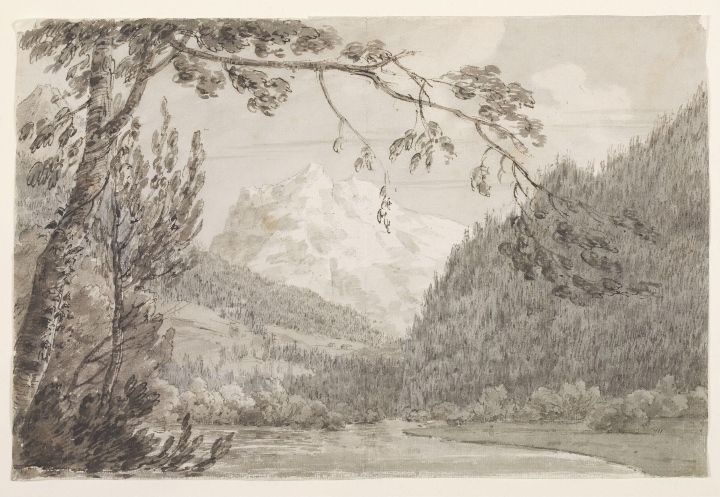 Watercolour, John Robert Cozens, 1776