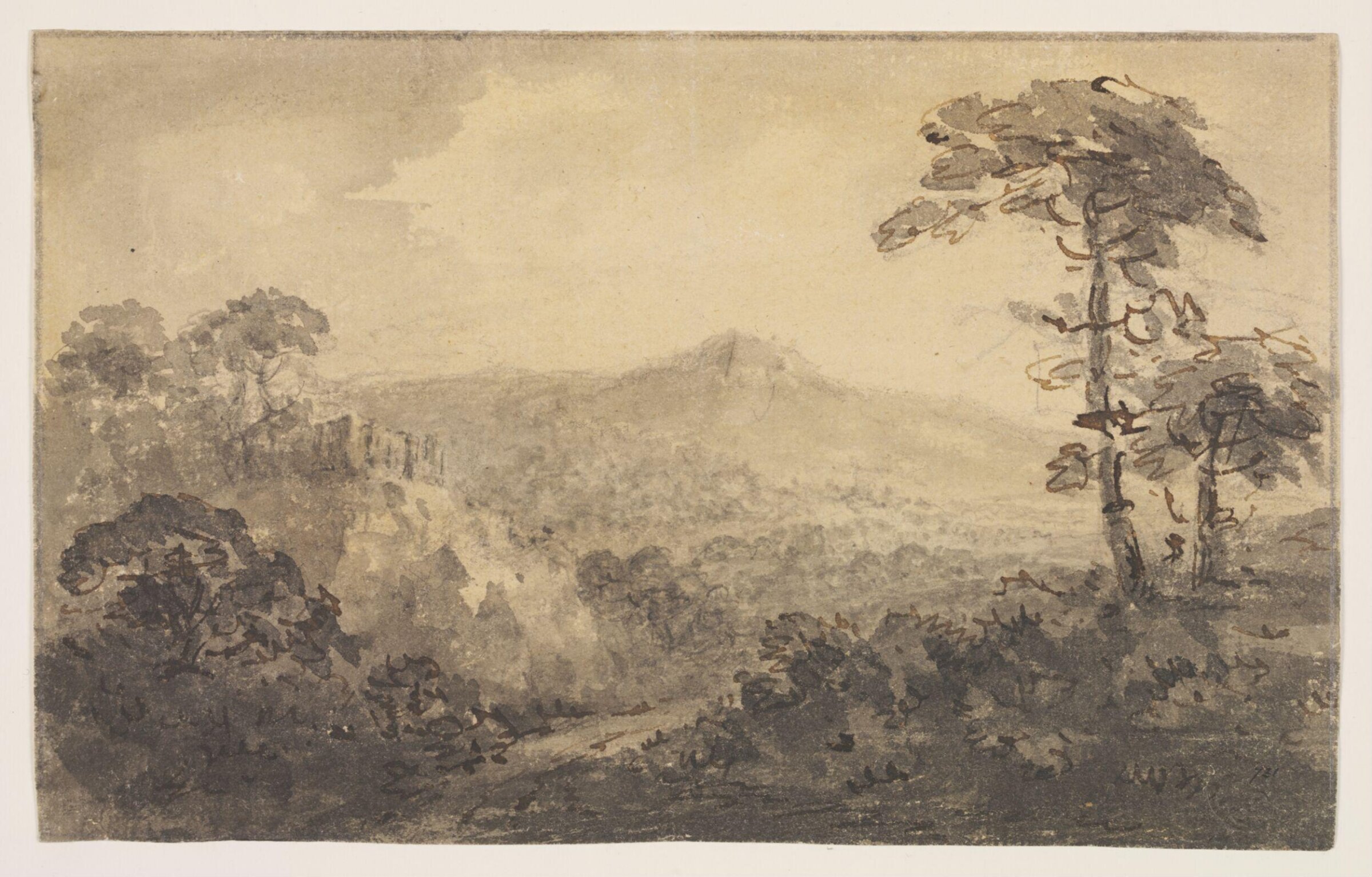 Drawing, William Gilpin, 18th - early 19th century