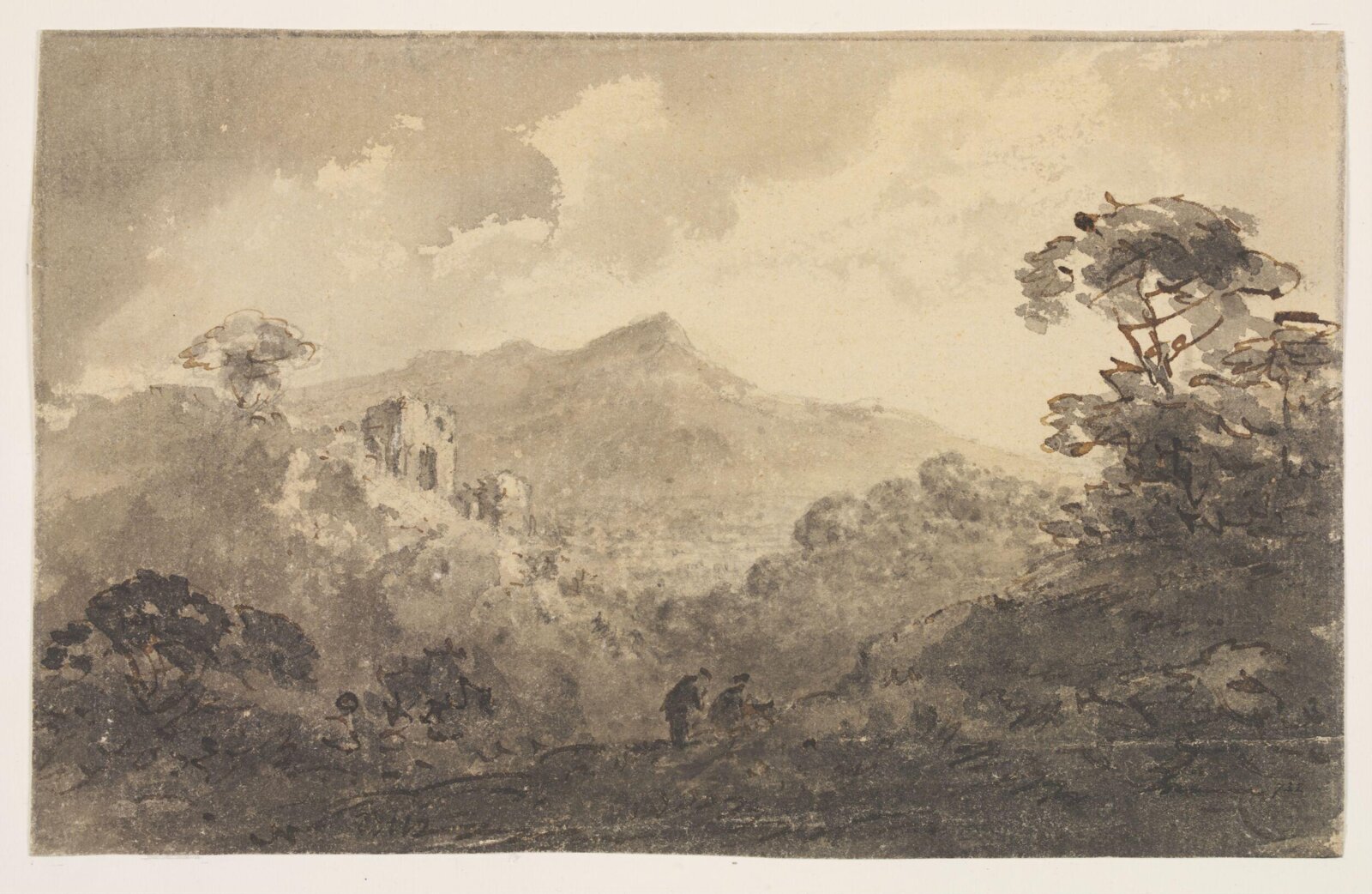 Drawing, William Gilpin, 18th - early 19th century