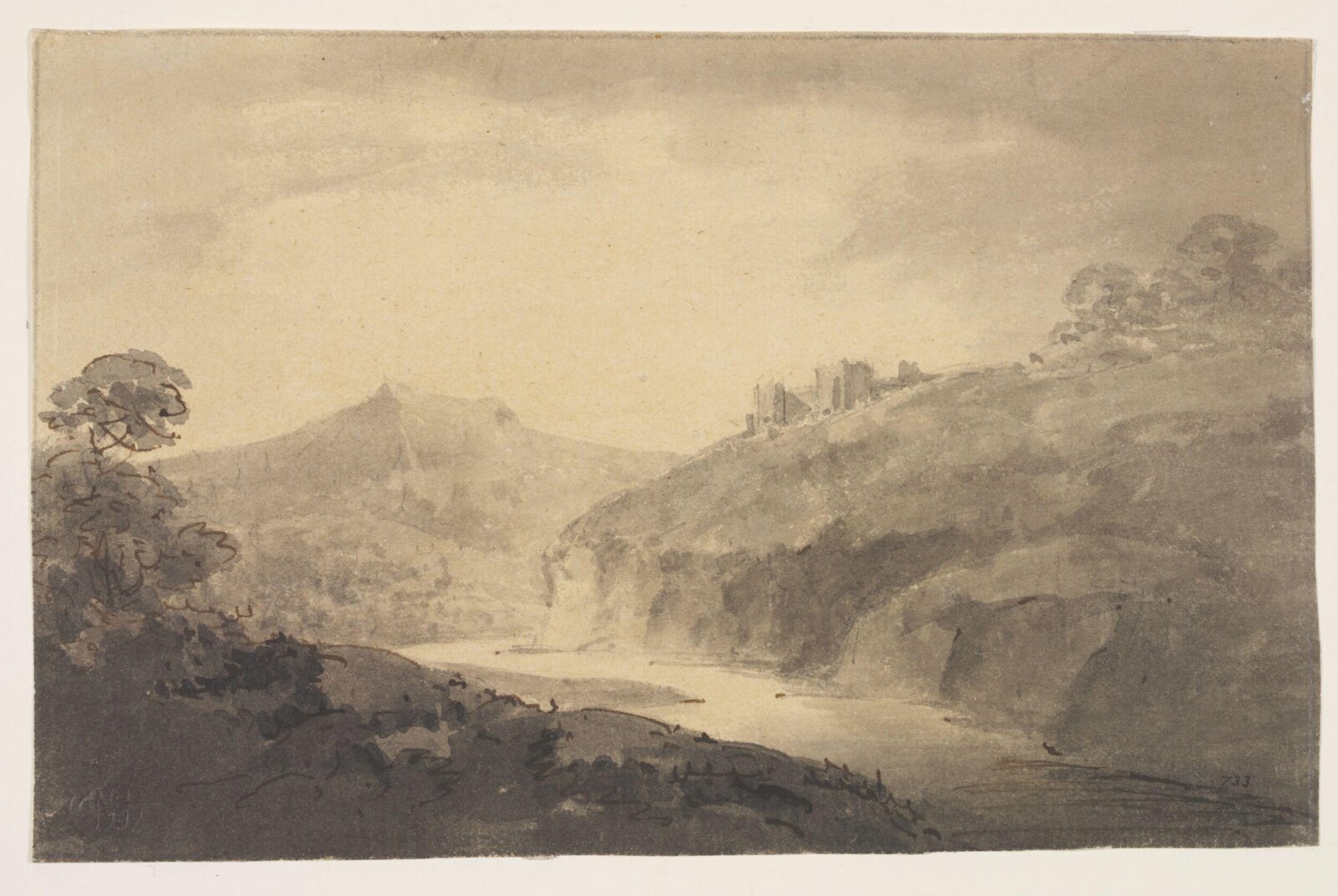 Drawing, William Gilpin, 18th - early 19th century
