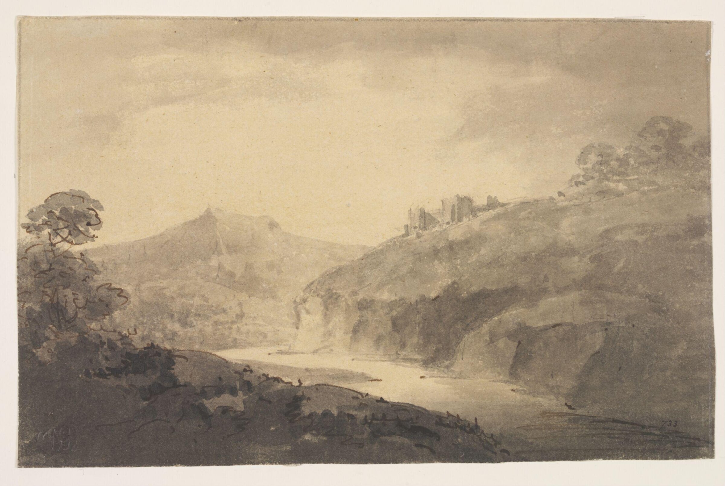 Drawing, William Gilpin, 18th - early 19th century
