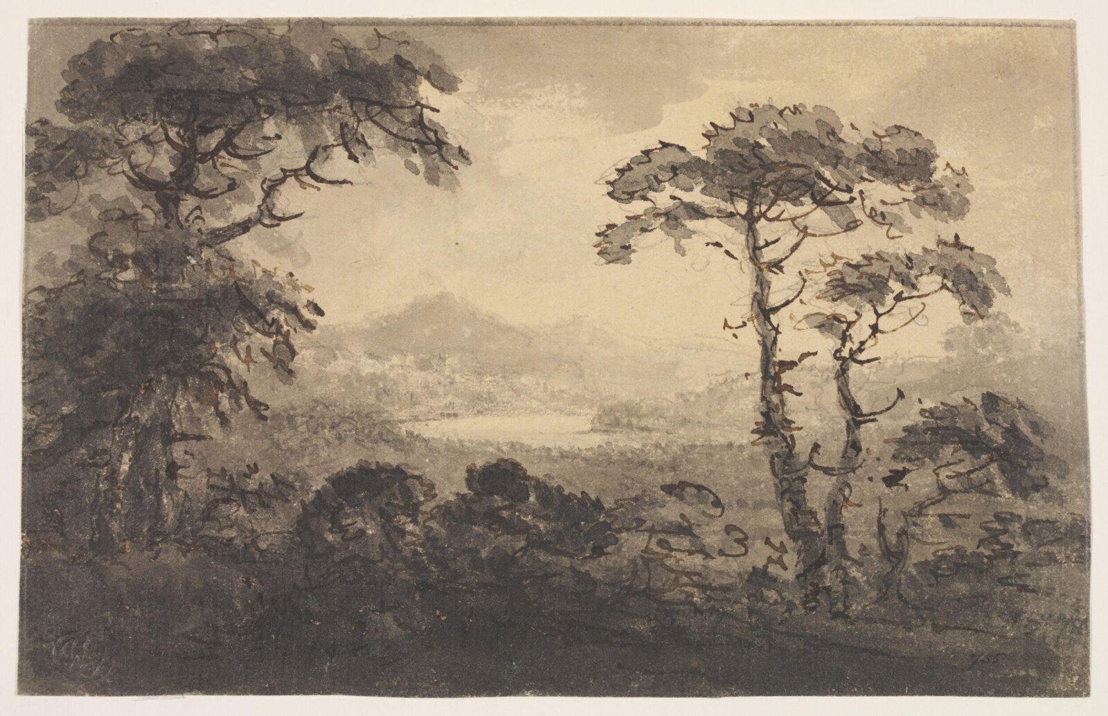 Drawing, William Gilpin, 18th - early 19th century