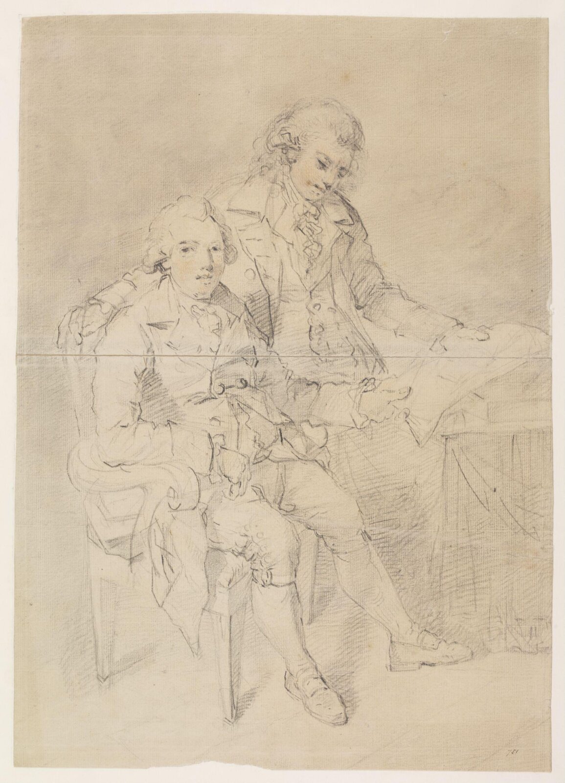 Drawing, Johan Joseph Zoffany, 18th to early 19th century