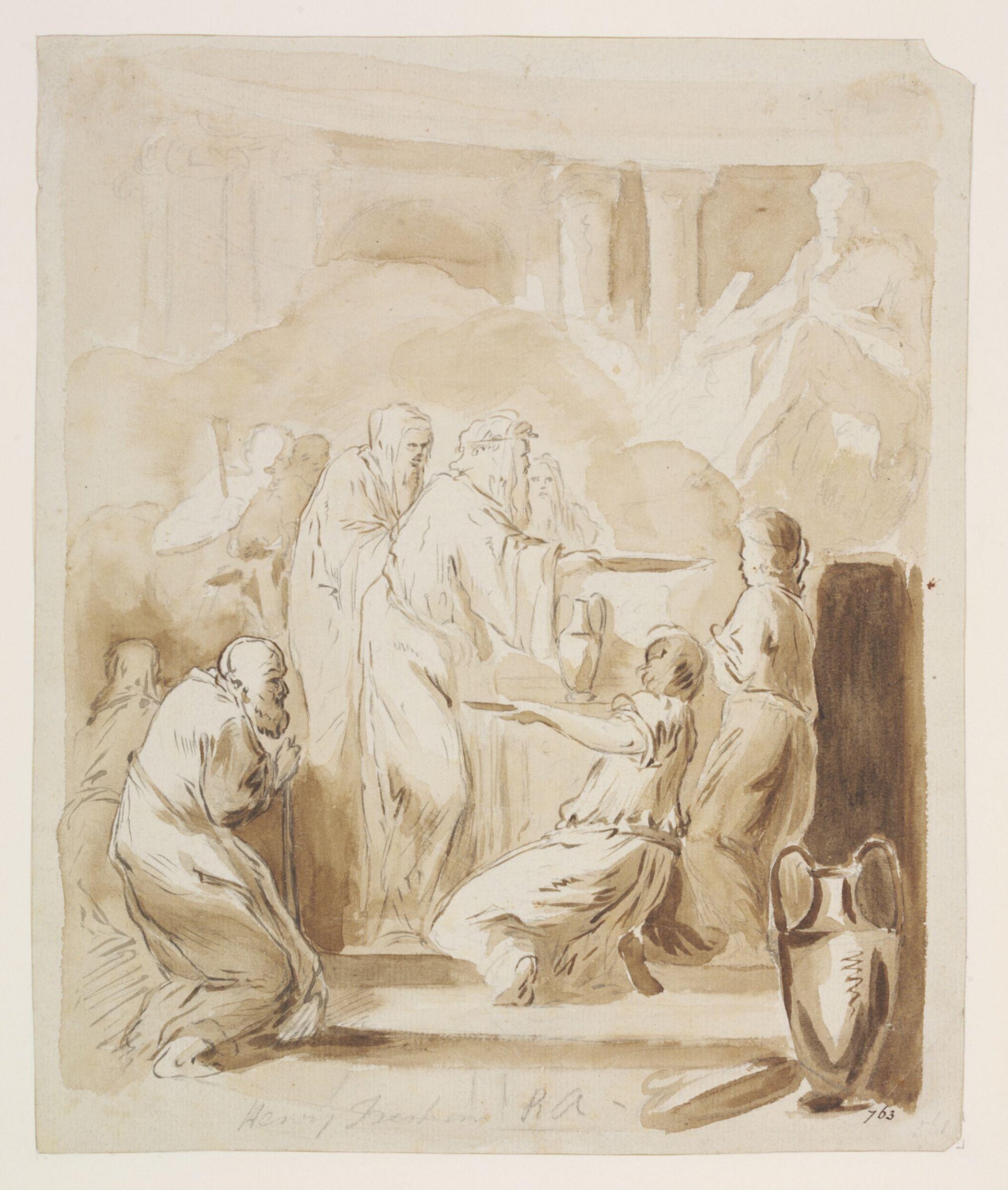 Drawing, Henry Tresham, 18th - early 19th century