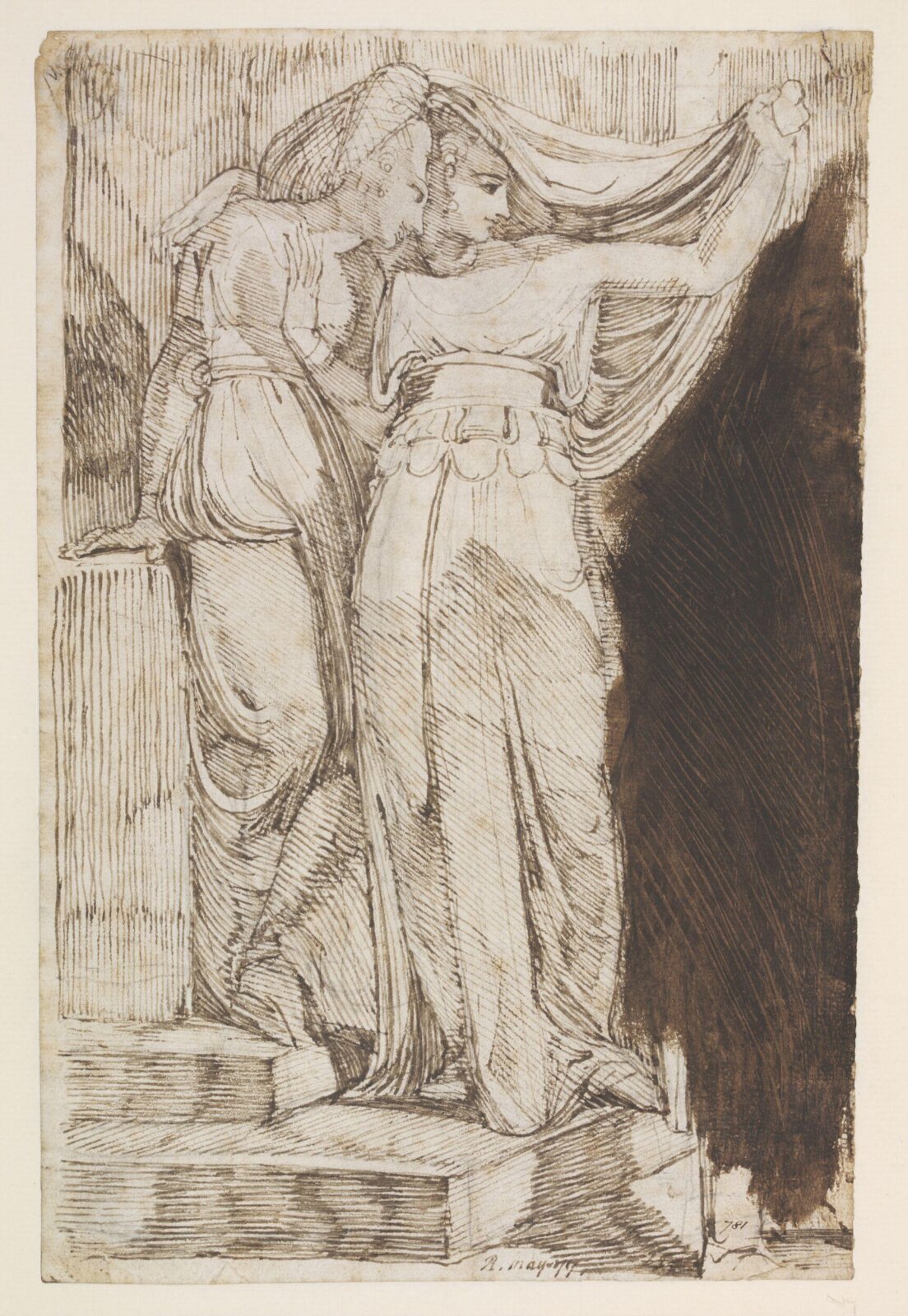 Drawing, Henry Fuseli, 1787