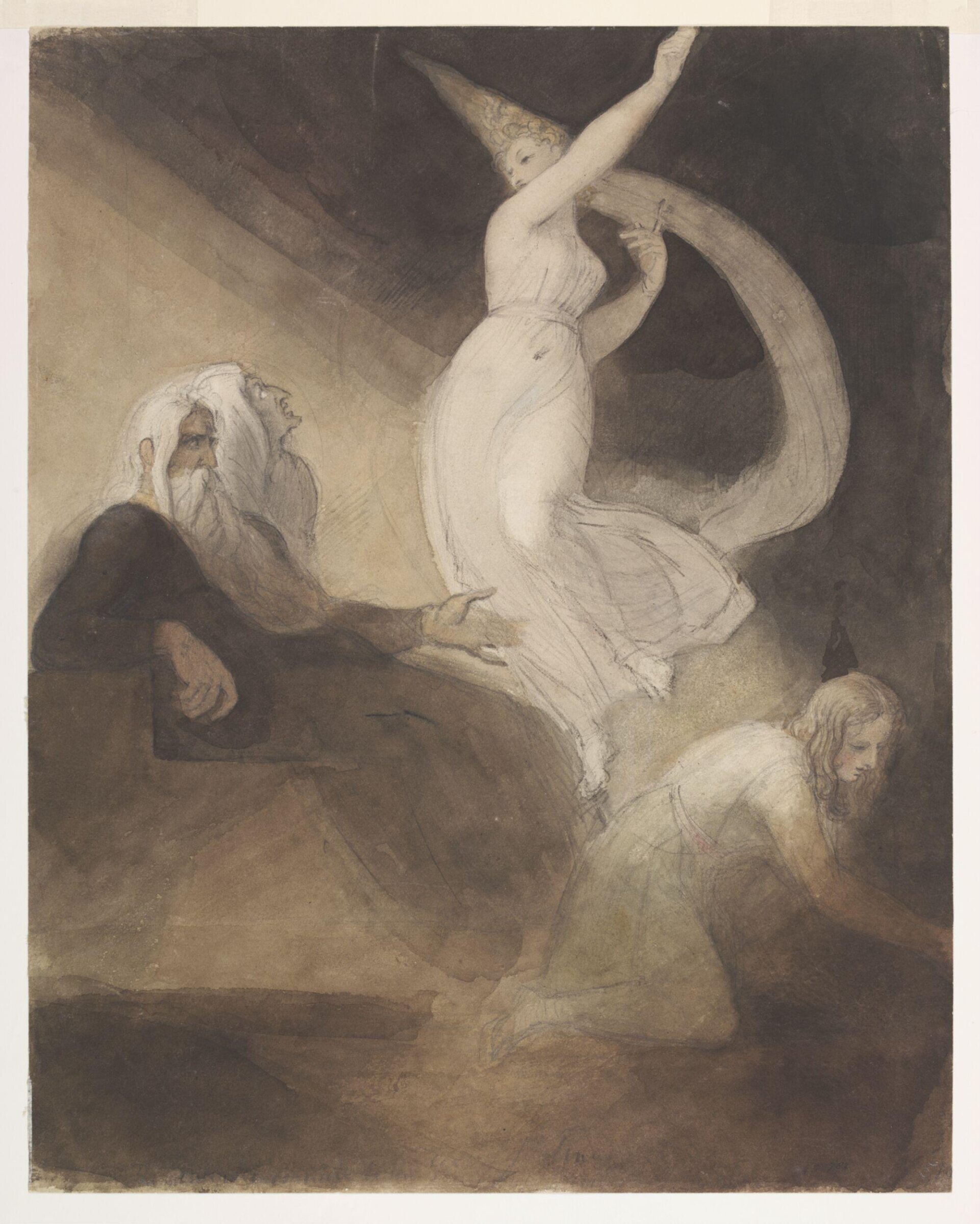 Watercolour, Henry Fuseli, late 18th - early 19th century