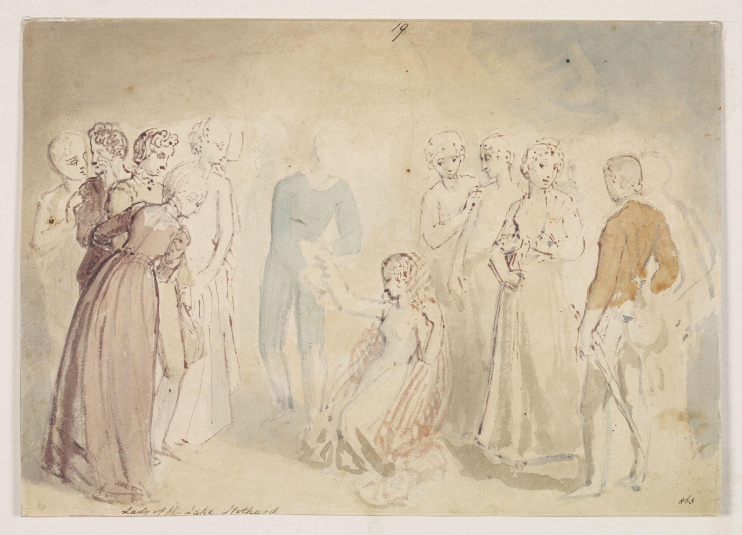 The Lady of the Lake, Thomas Stothard, mid 18th - early 19th century
