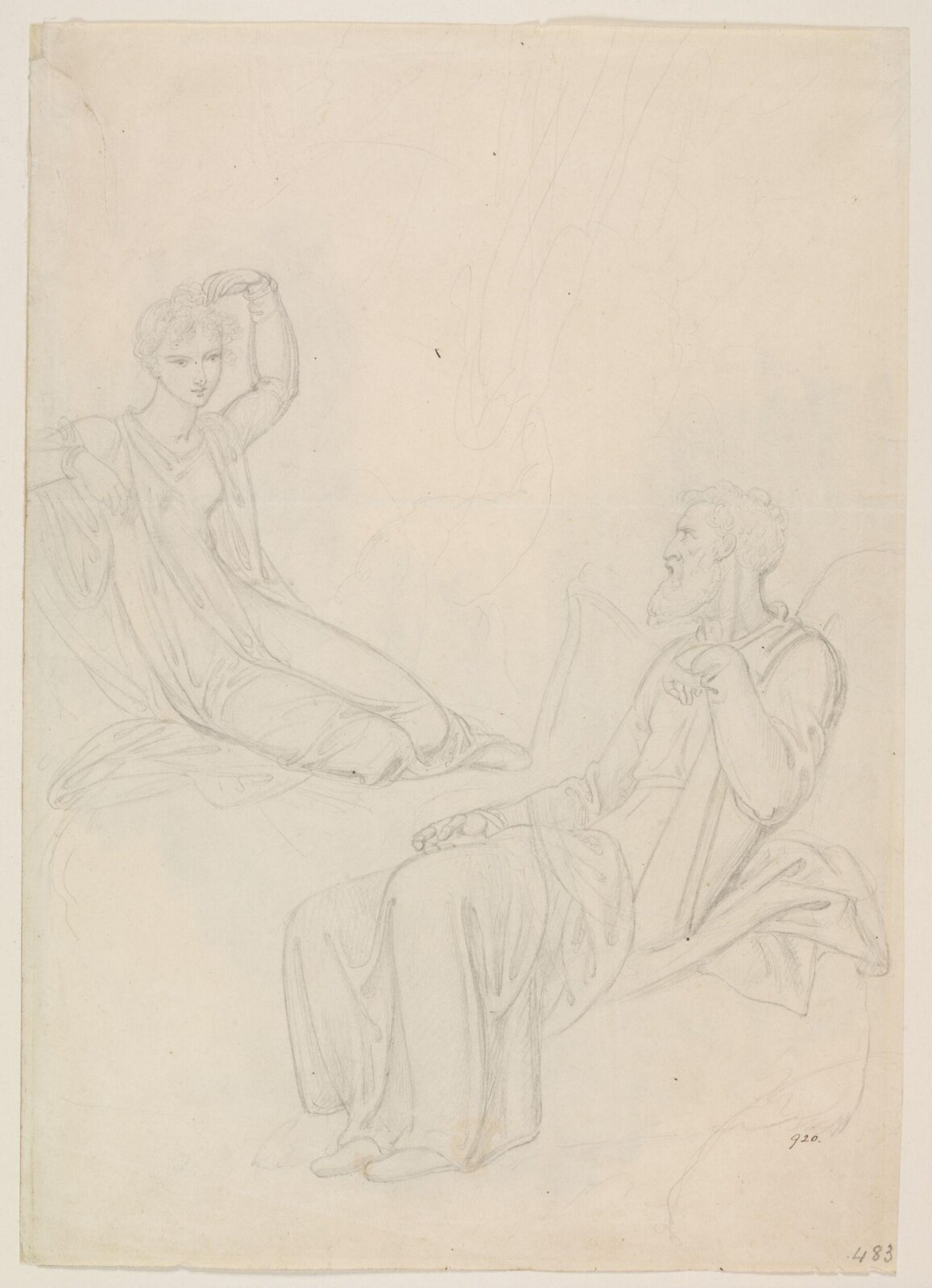 Drawing, Richard Westall, late 18th - early 19th century