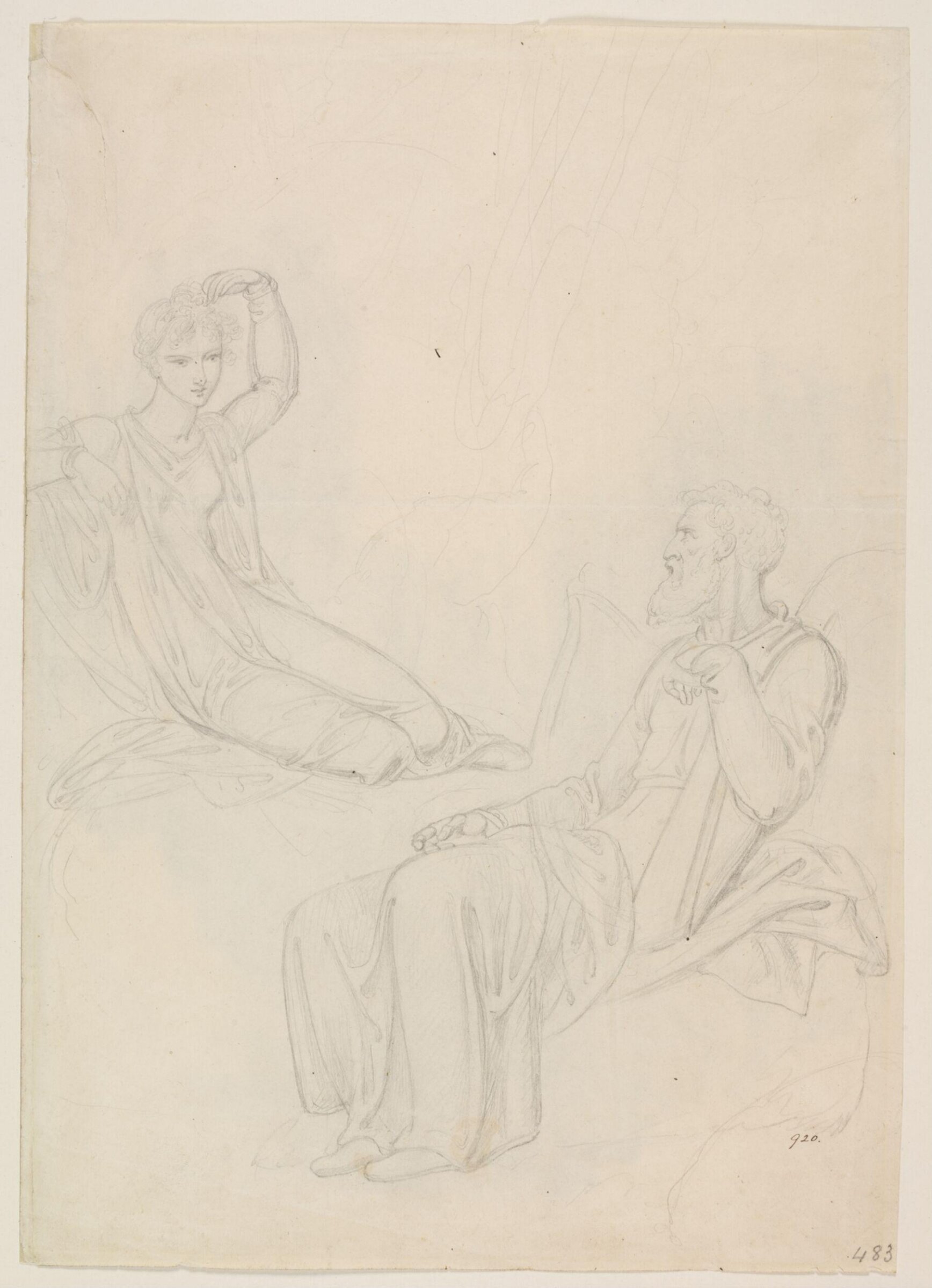 Drawing, Richard Westall, late 18th - early 19th century