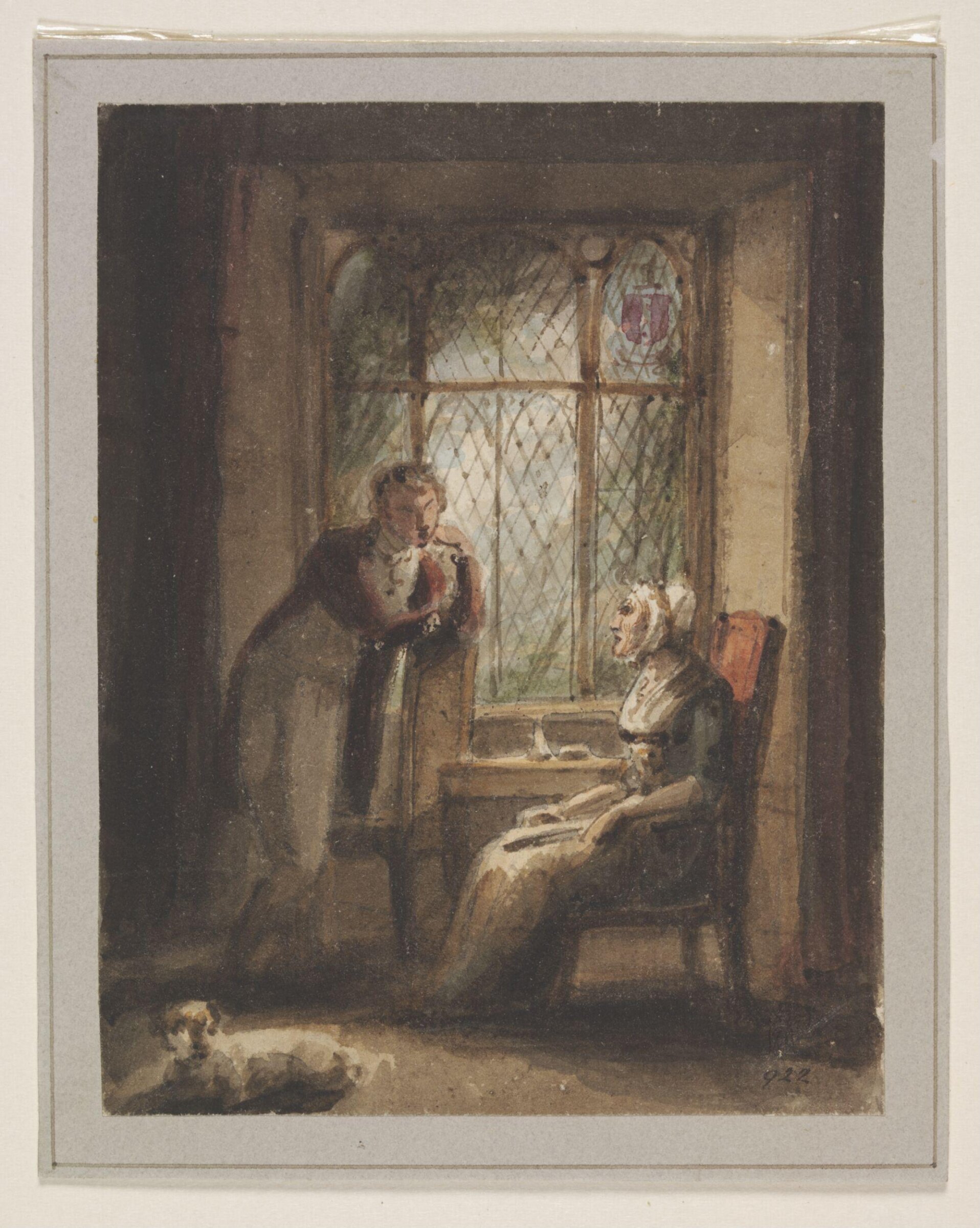 Watercolour, Richard Westall, late 18th - early 19th century